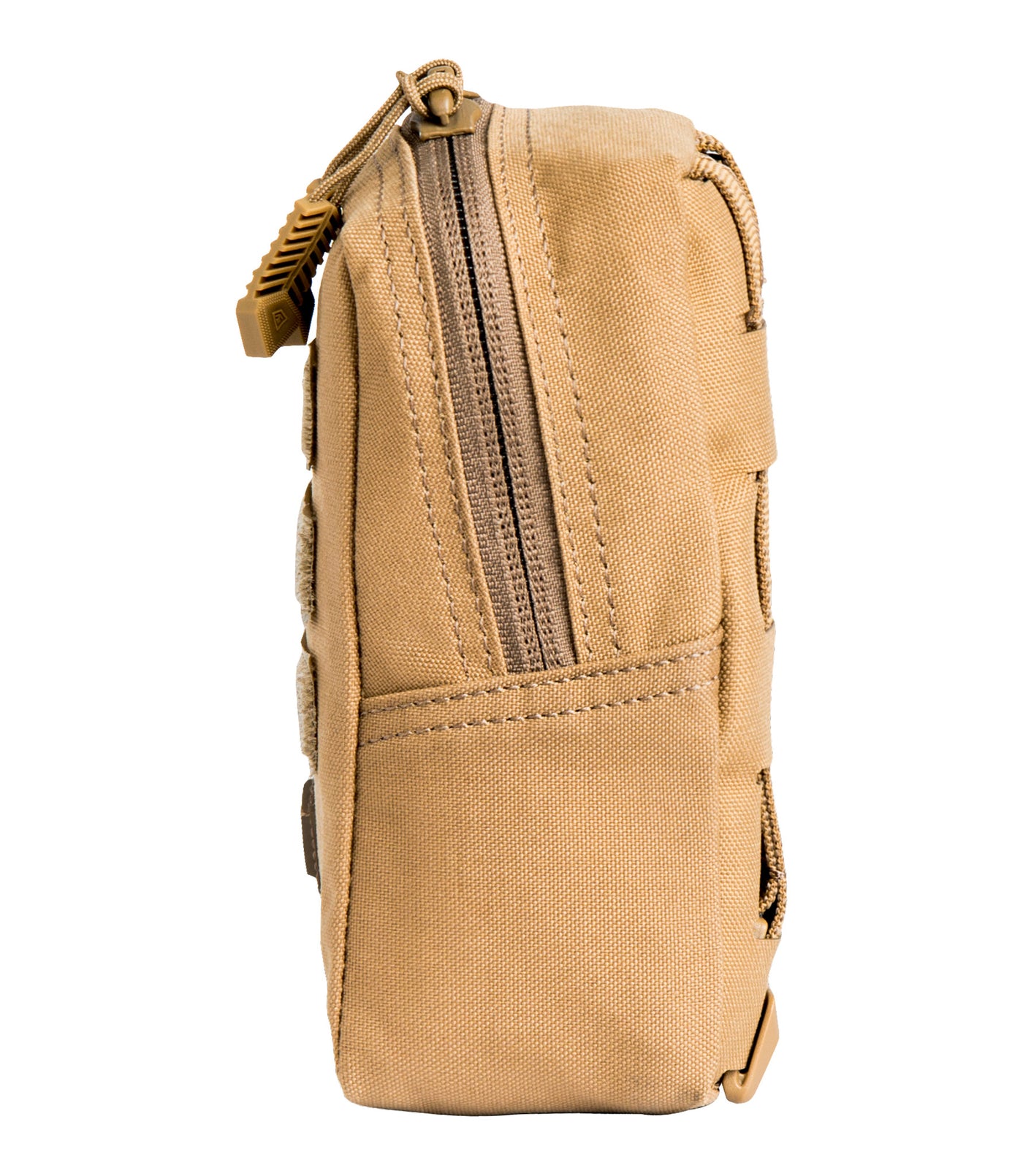 Side of Tactix Series 3x6 Utility Pouch in Coyote