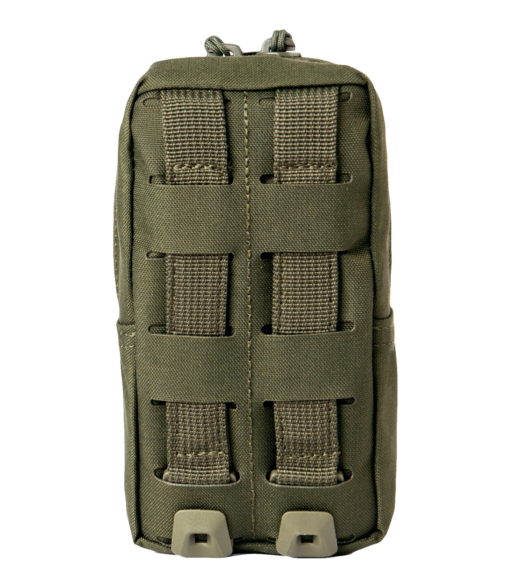 Back of Tactix Series 3x6 Utility Pouch in OD Green |color_od green