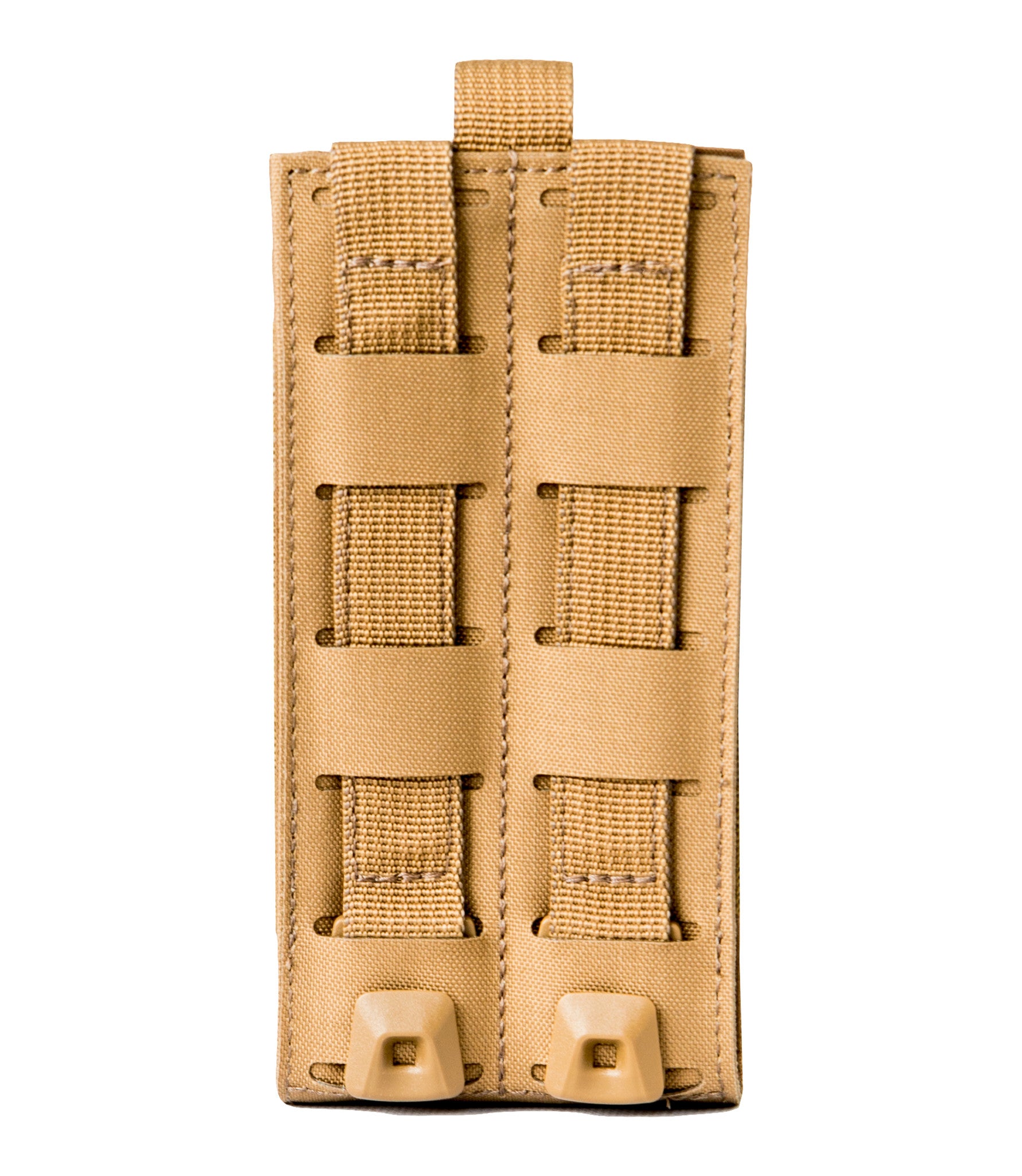 Back of Tactix Series Media Pouch - Large in Coyote |color_coyote