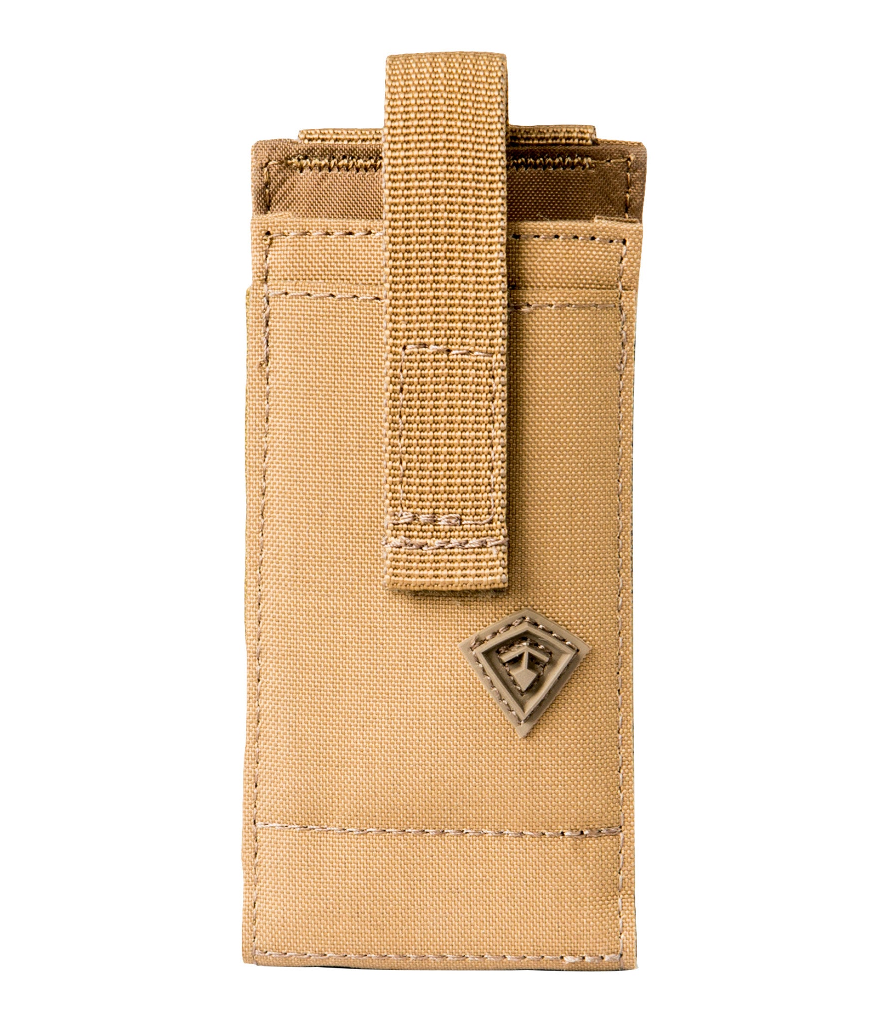 Front of Tactix Series Media Pouch - Medium in Coyote |color_coyote