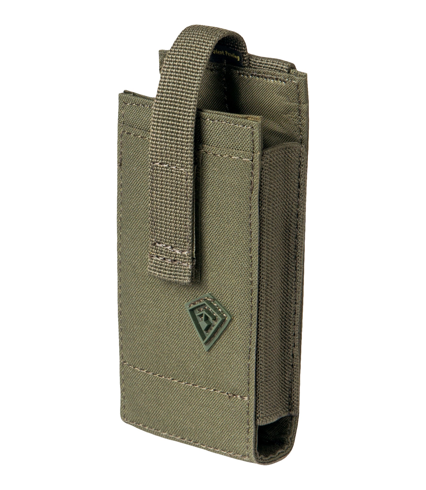 Front of Tactix Series Media Pouch - Medium in OD Green |color_od green