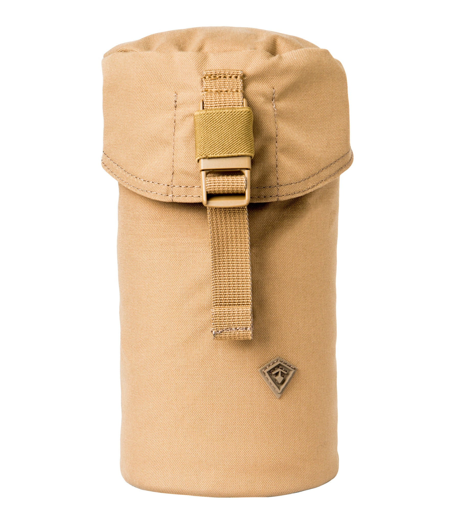 Front of Tactix Series Bottle Pouch – 1.0 Liter in Coyote |color_coyote