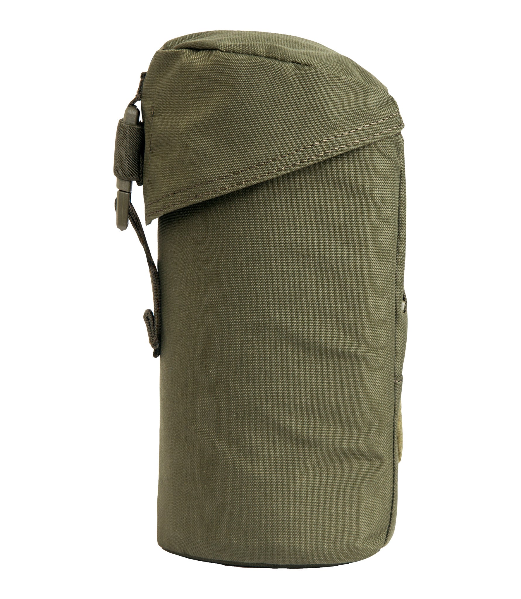 Side of Tactix Series Bottle Pouch – 1.0 Liter in OD Green |color_od green