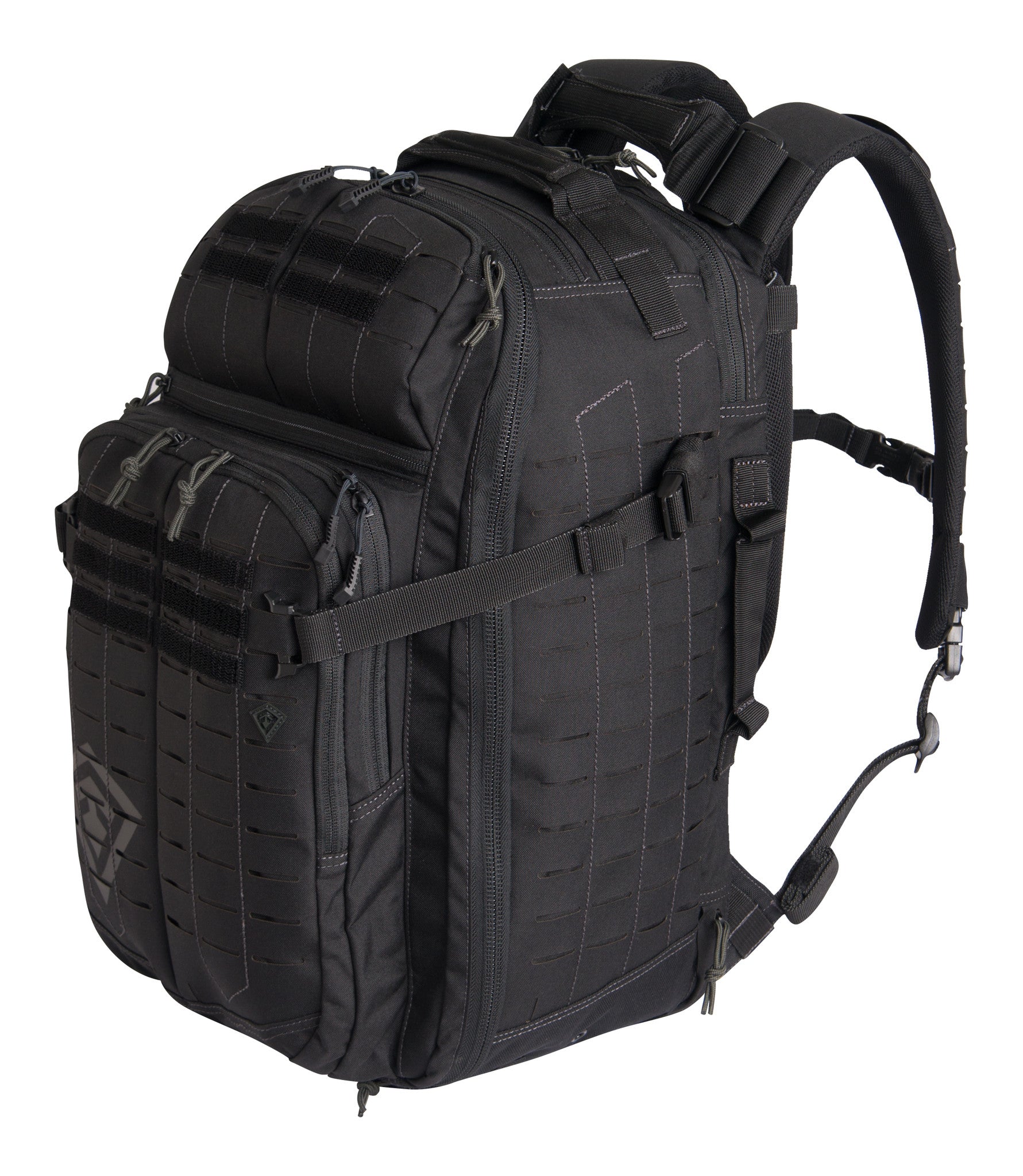 Front of Tactix 1-Day Plus Backpack 38L in Black |color_black
