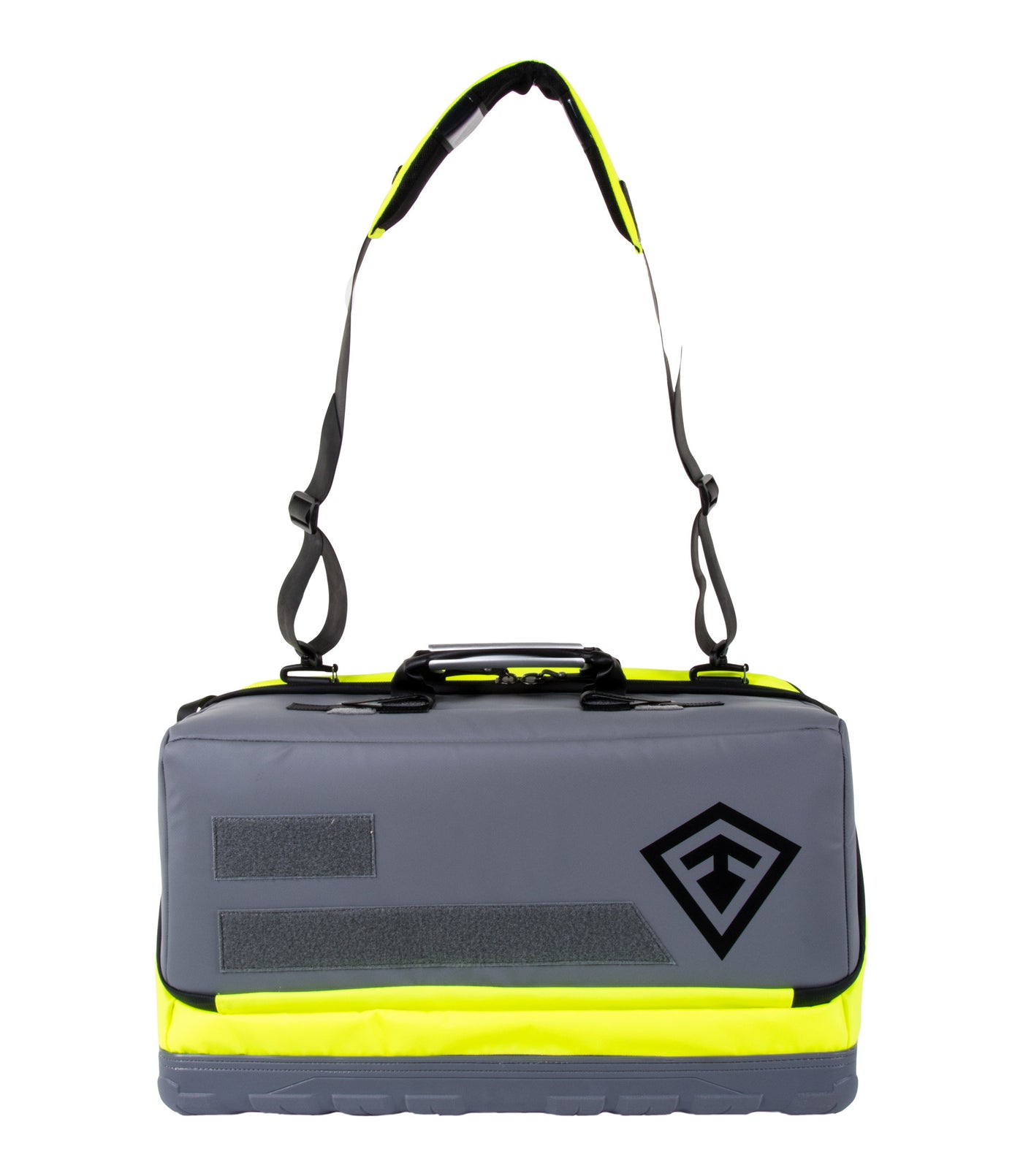 Front of Large Jump Bag in Hi-Vis Yellow