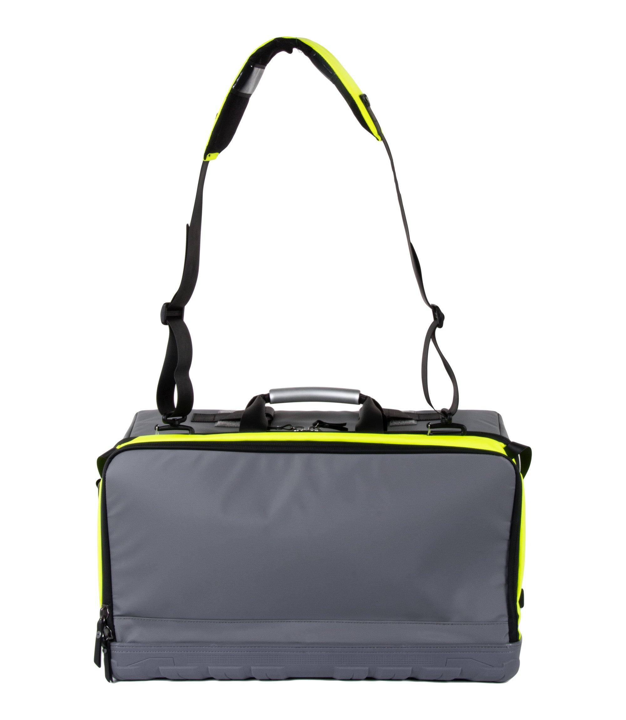 Back of Large Jump Bag in Hi-Vis Yellow|color_Hi-Vis Yellow