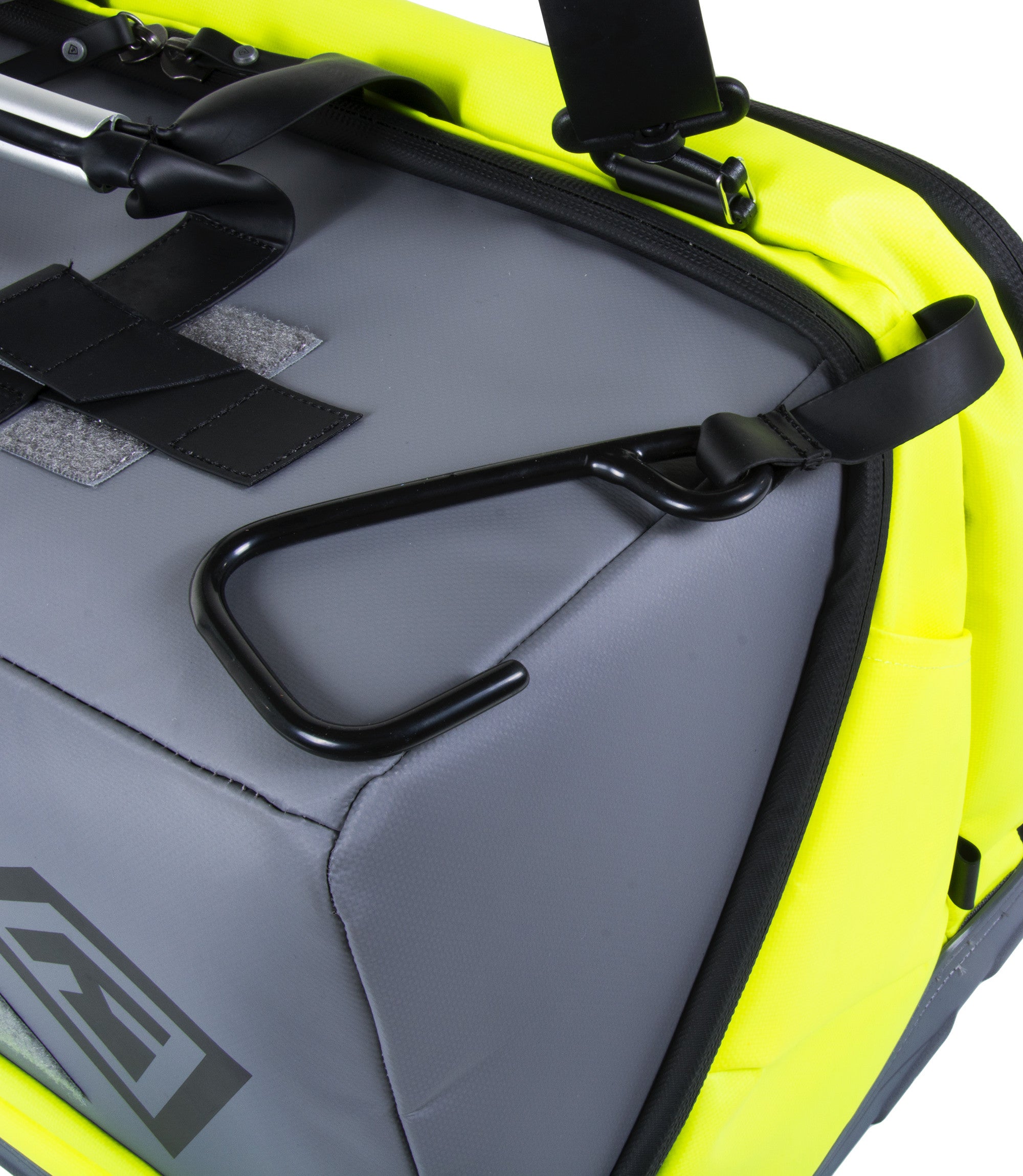 Hook of Large Jump Bag in Hi-Vis Yellow|color_Hi-Vis Yellow