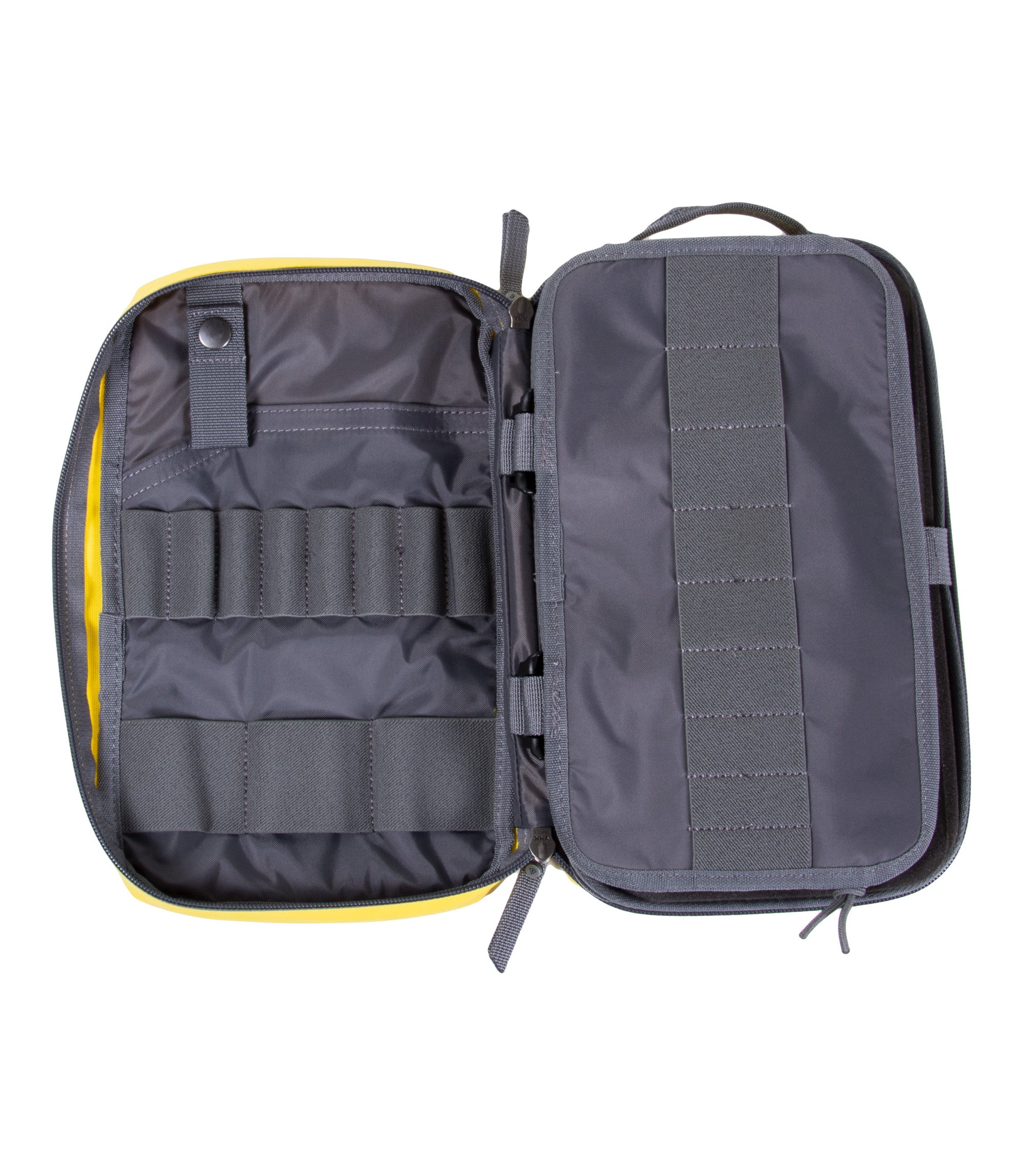 Open Top of Medication Kit in Yellow |color_yellow