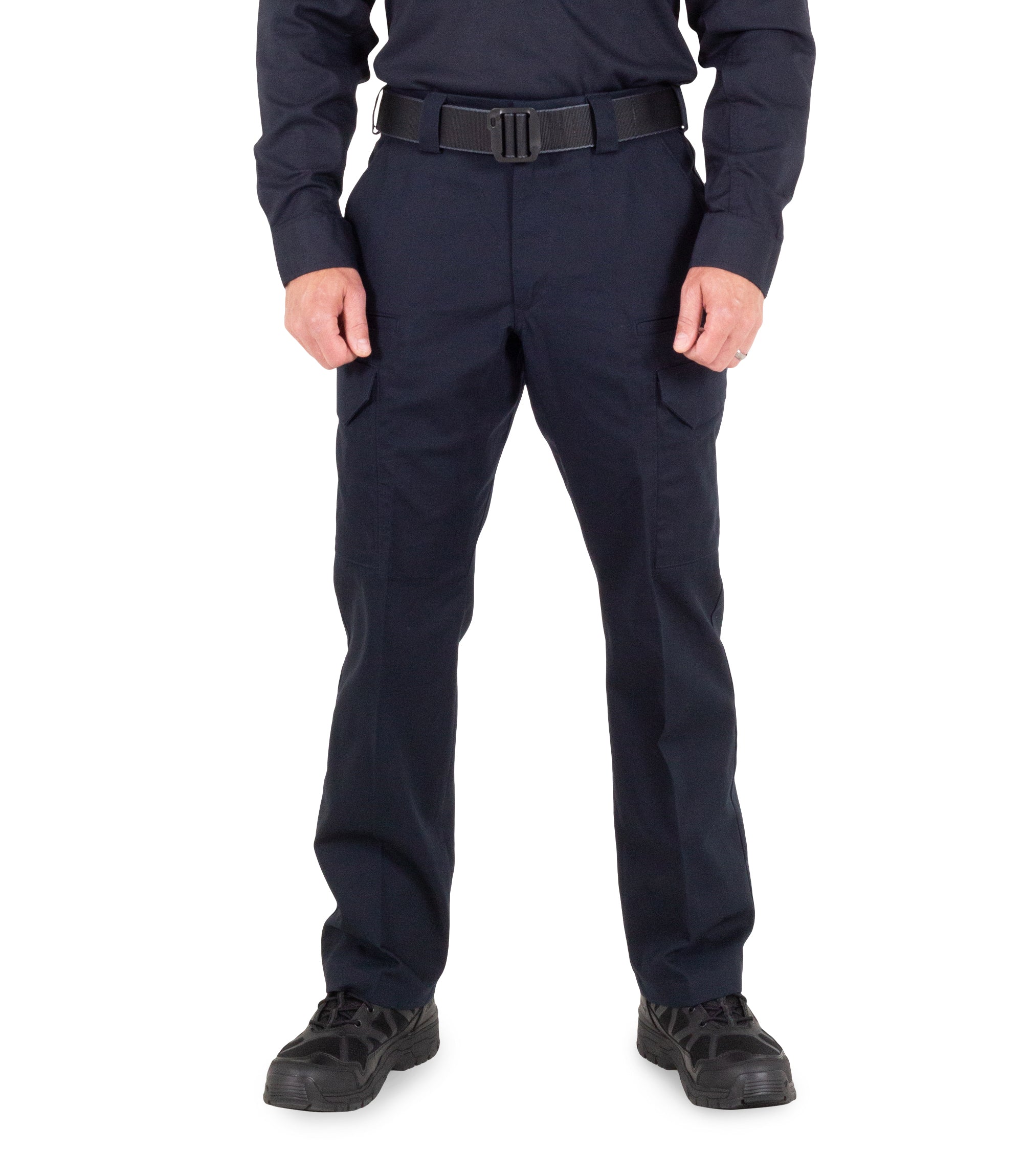 Front of Men's Cotton Cargo Station Pant in Midnight Navy |color_midnight navy