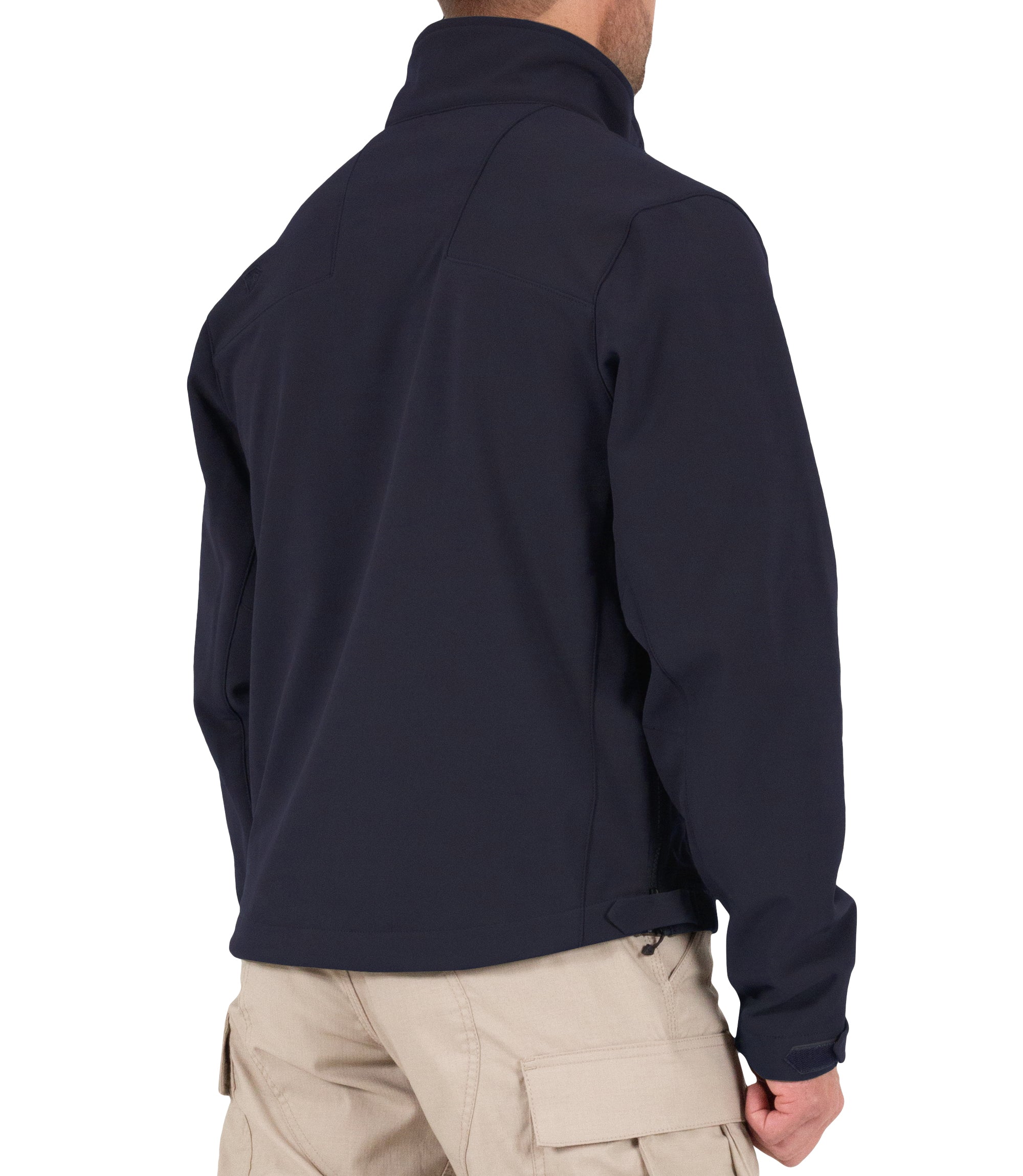 Side of Men's Tactix Shotshell Jacket in Midnight Navy |color_midnight navy
