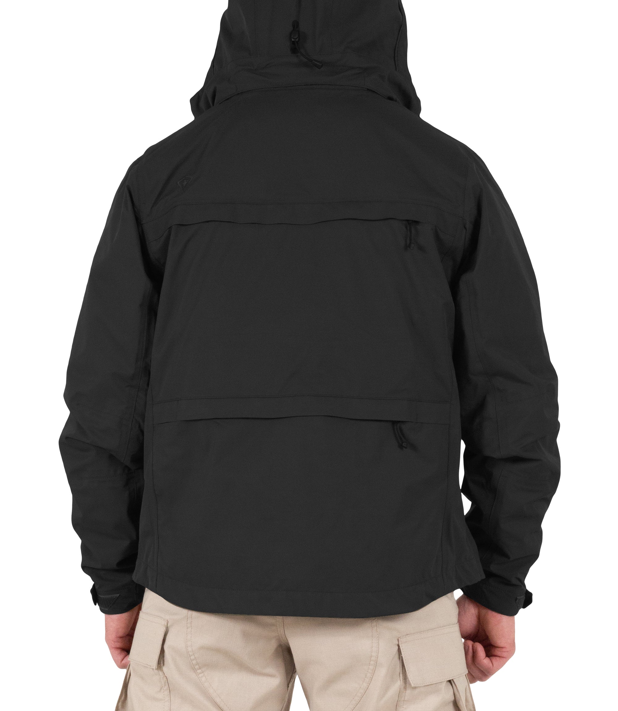Back of Men’s Tactix System Jacket in Black |color_black