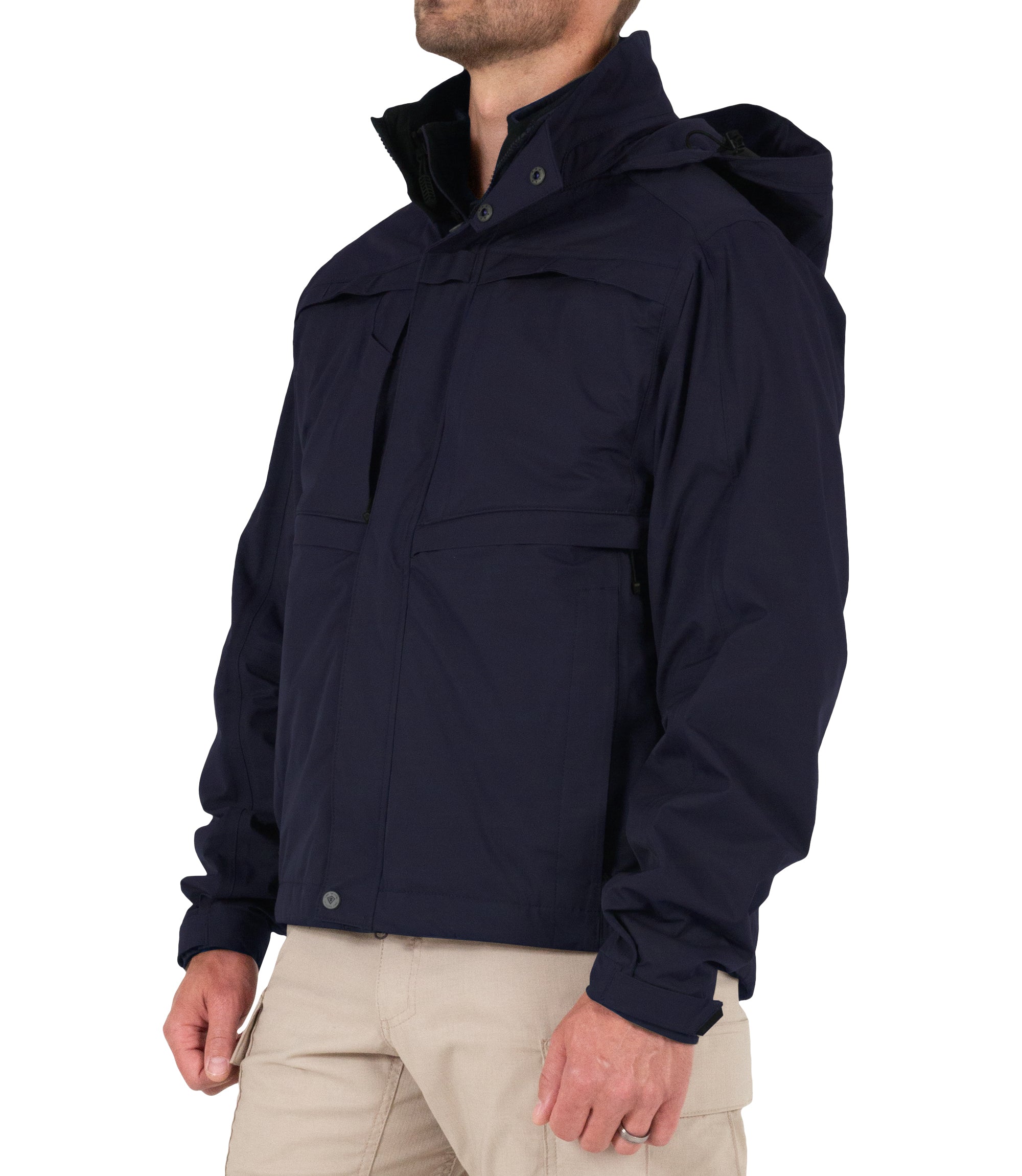 Side of Men’s Tactix System Jacket in Midnight Navy |color_midnight navy
