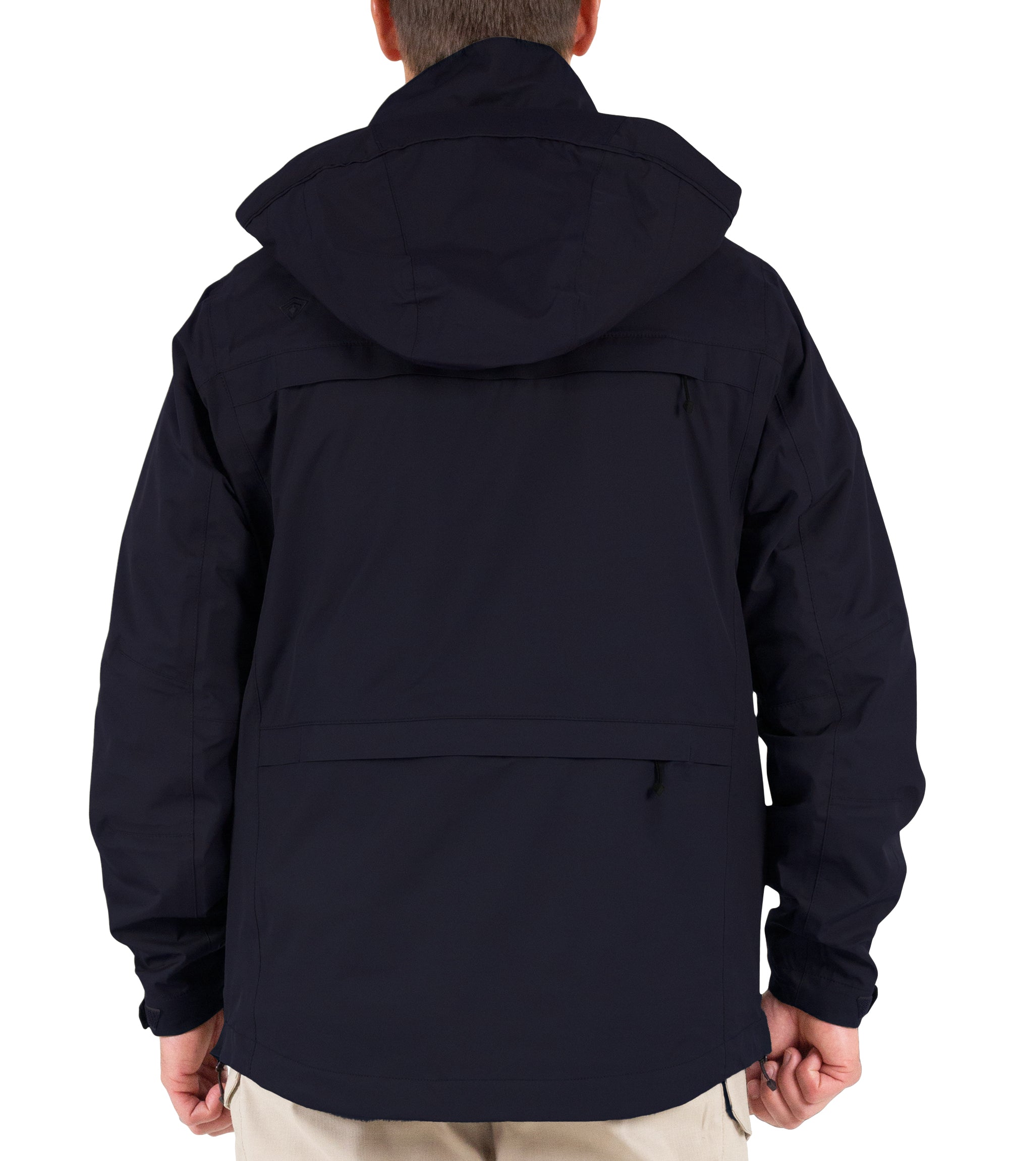 Back of Men’s Tactix System Parka in Midnight Navy |color_midnight navy