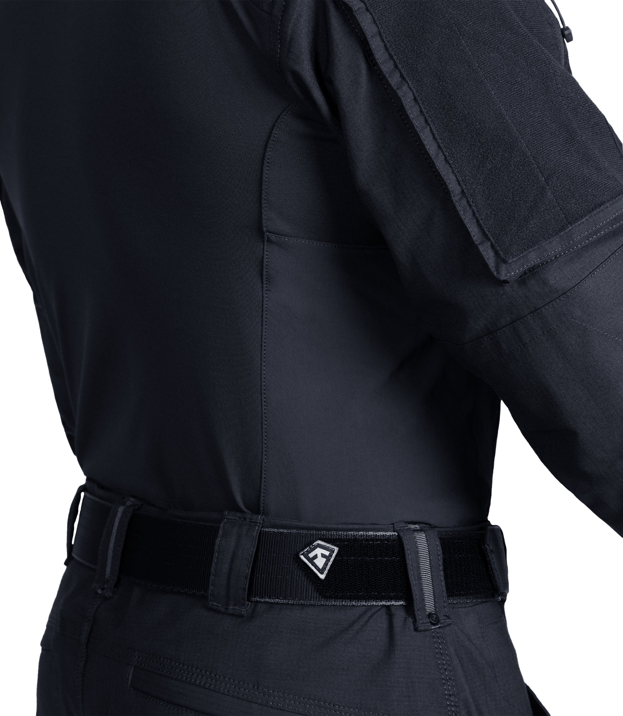 Cordura Side Panel on Men's Defender Shirt in Midnight Navy |color_midnight navy