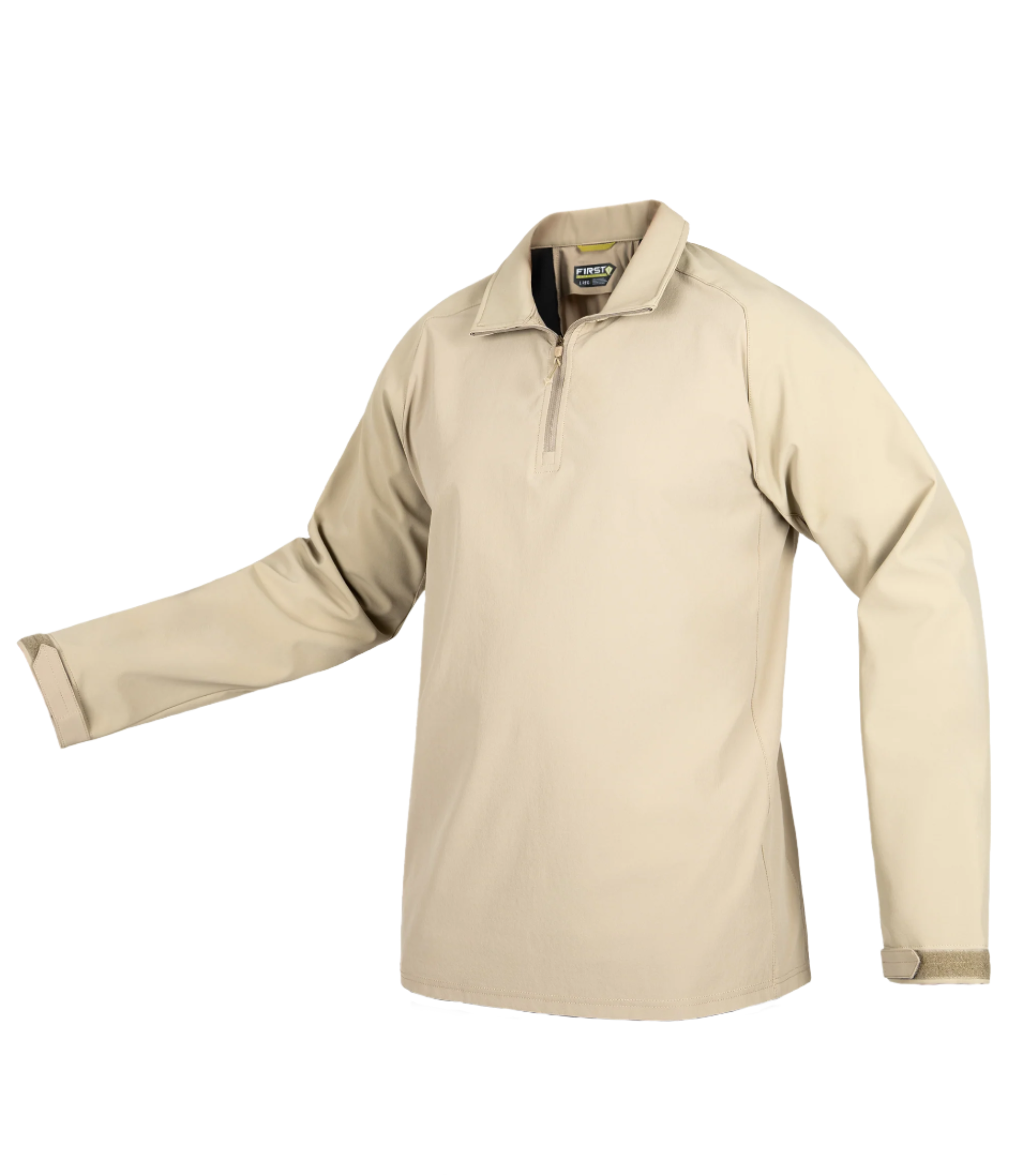 Front View Men's Pro Duty Pullover in color Silver Tan |color_silver tan
