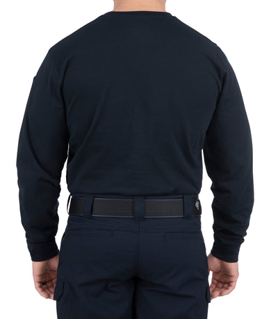 Men's Tactix Series Cotton Long Sleeve T-Shirt with Pen Pocket