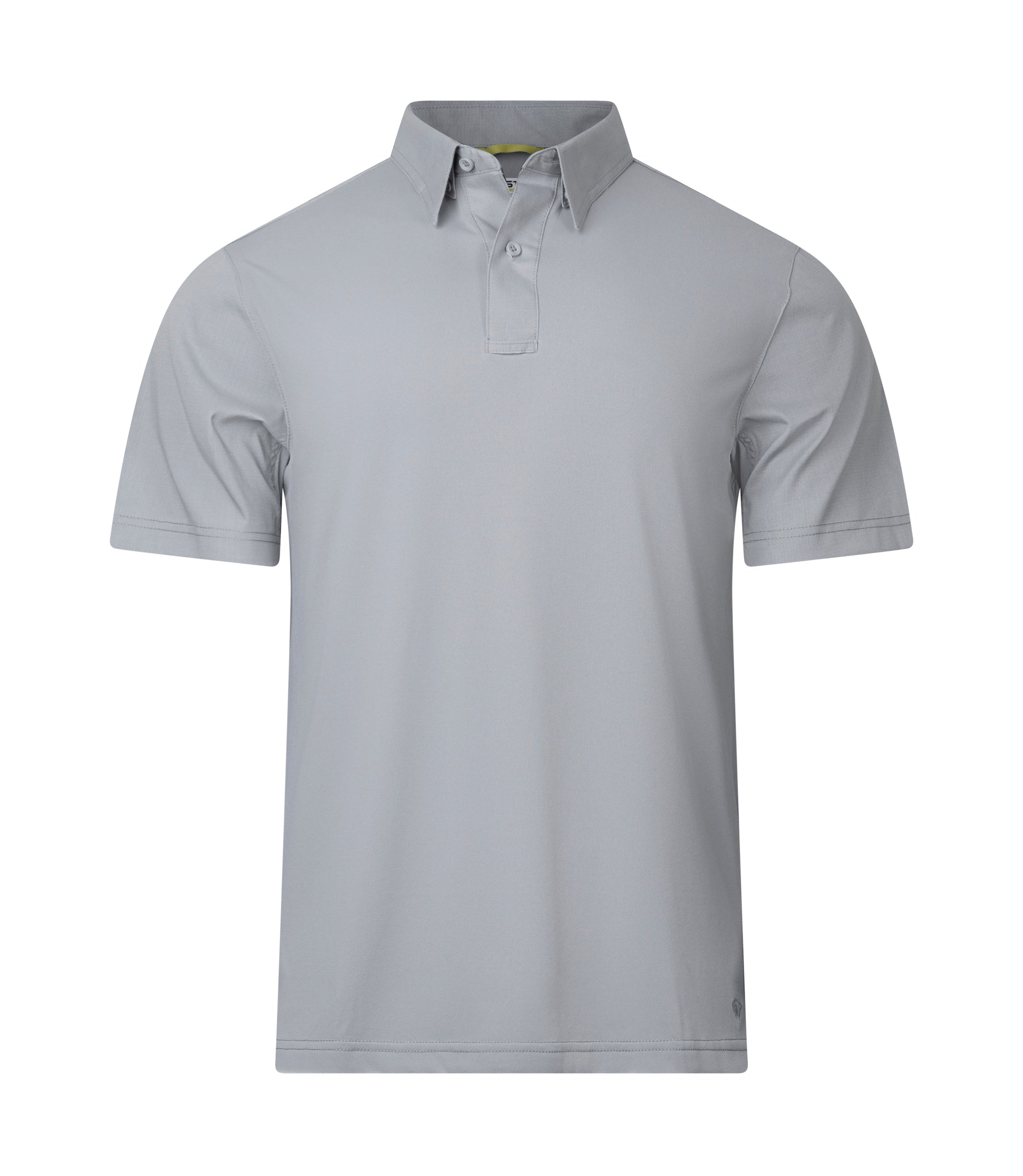 Front view of Men's V2 Pro Performance Short Sleeve Shirt |color_nickel grey