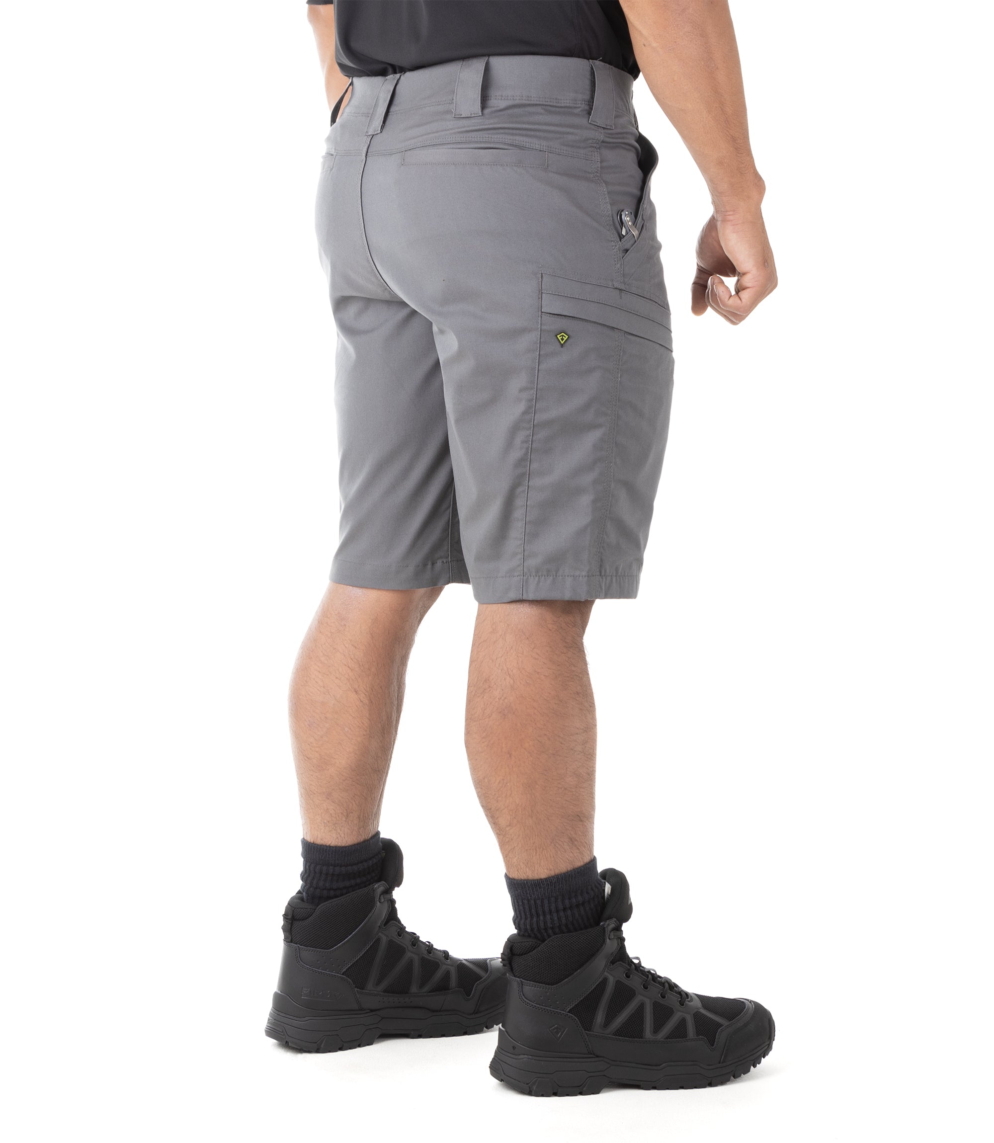 Side of Men's A2 Short in Wolf Grey |color_wolf grey