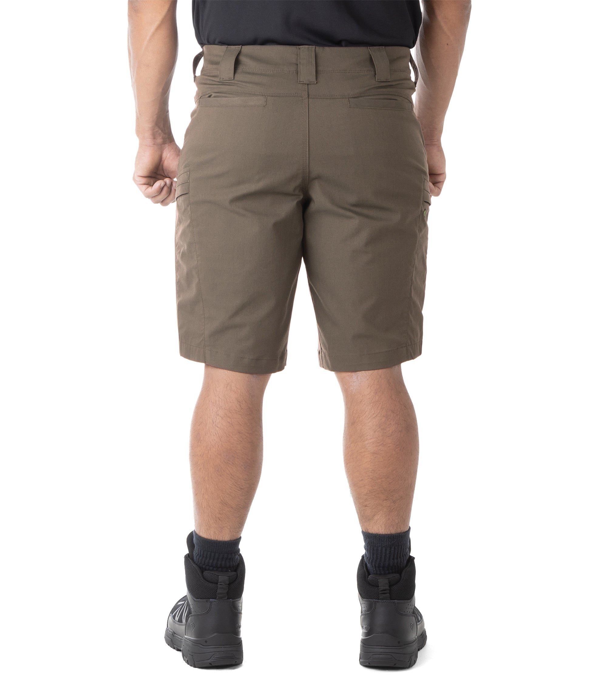 Back of Men's A2 Short in Ranger Green |color_ranger green