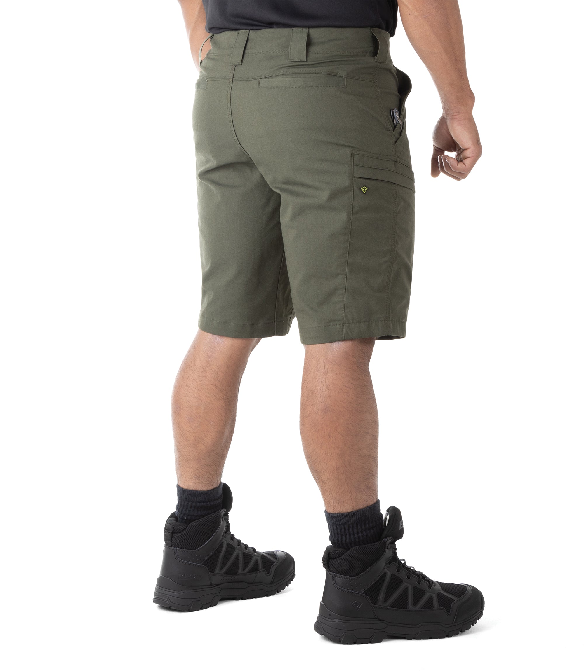 Side of Men's A2 Short in OD Green |color_od green