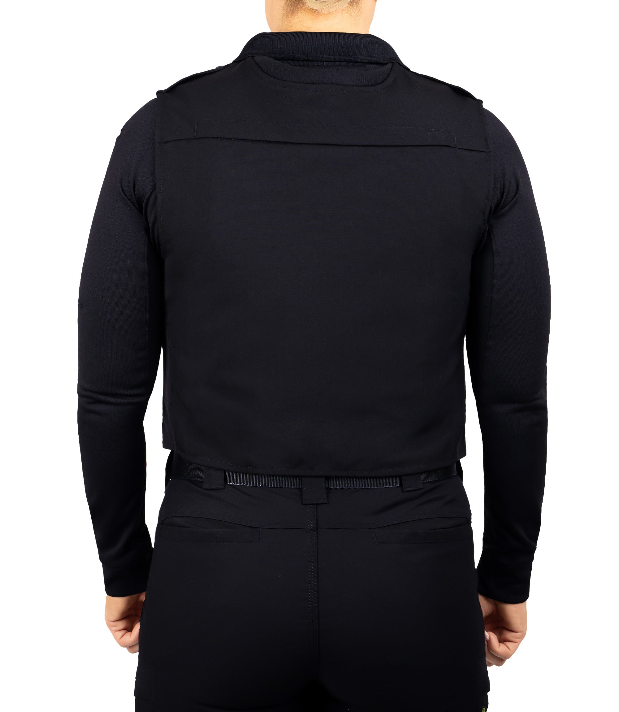 Back View of Pro Duty Armor Cover in color midnight navy|color_midnight navy