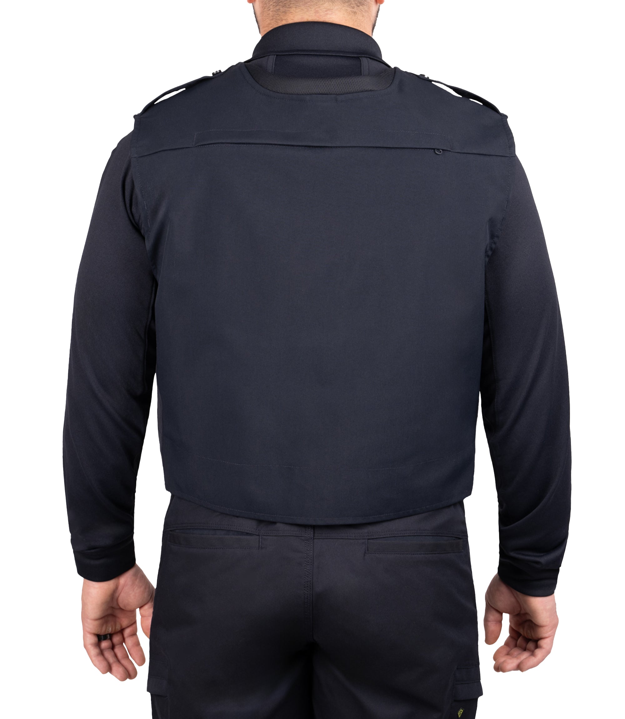 Back View of Pro Duty Armor Cover in color midnight navy|color_midnight navy