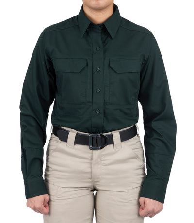Women's V2 Tactical Long Sleeve Shirt - Spruce Green