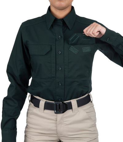 Women's V2 Tactical Long Sleeve Shirt - Kodiak Brown