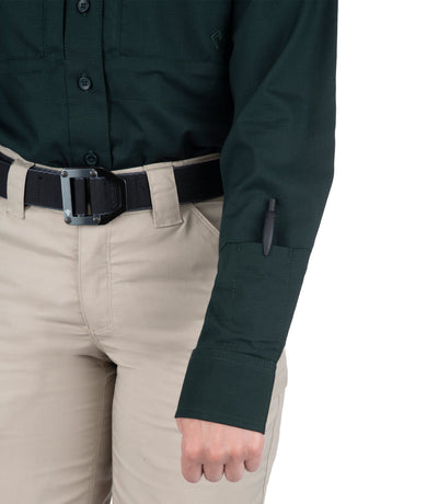 Women's V2 Tactical Long Sleeve Shirt - Kodiak Brown