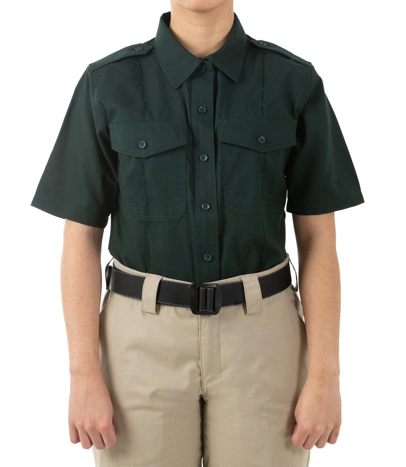 Women's PRO DUTY™ Uniform Short Sleeve Shirt - Spruce Green