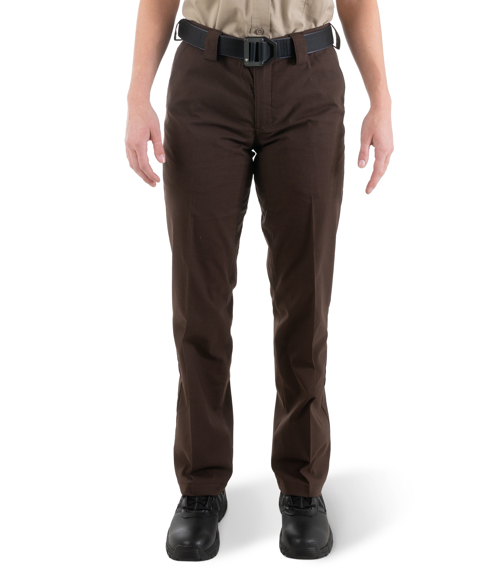 Front of Women's V2 Pro Duty 6 Pocket Pant in Kodiak Brown|color_kodiak brown