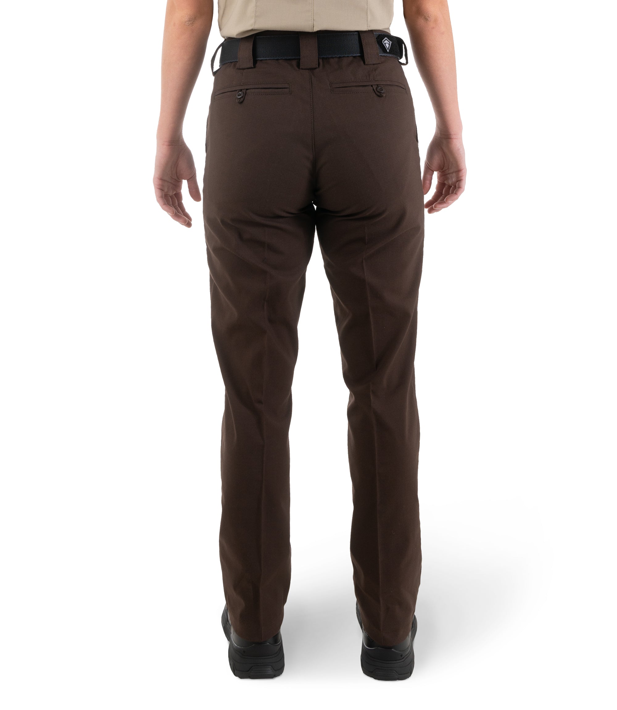 Back of Women's V2 Pro Duty 6 Pocket Pant in Kodiak Brown|color_kodiak brown