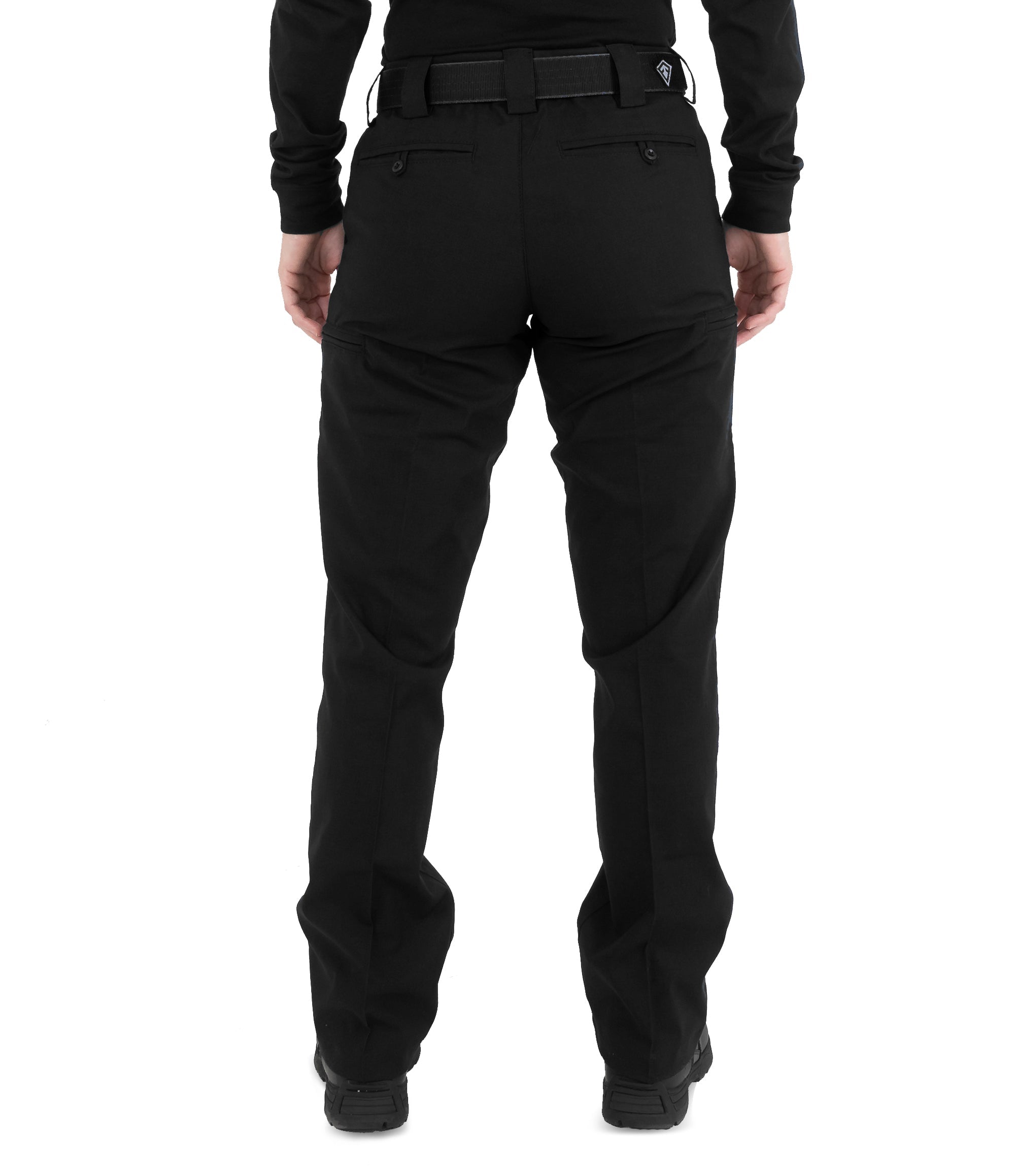 Back of Women's V2 PRO DUTY™ 6 Pocket Pant in Black |color_black
