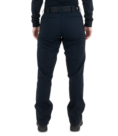 Back of Women's V2 Pro Duty 6 Pocket Pant in Midnight Navy
