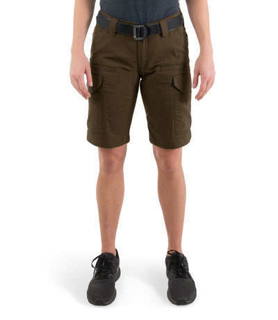 Front of Women's V2 Short in Kodiak Brown