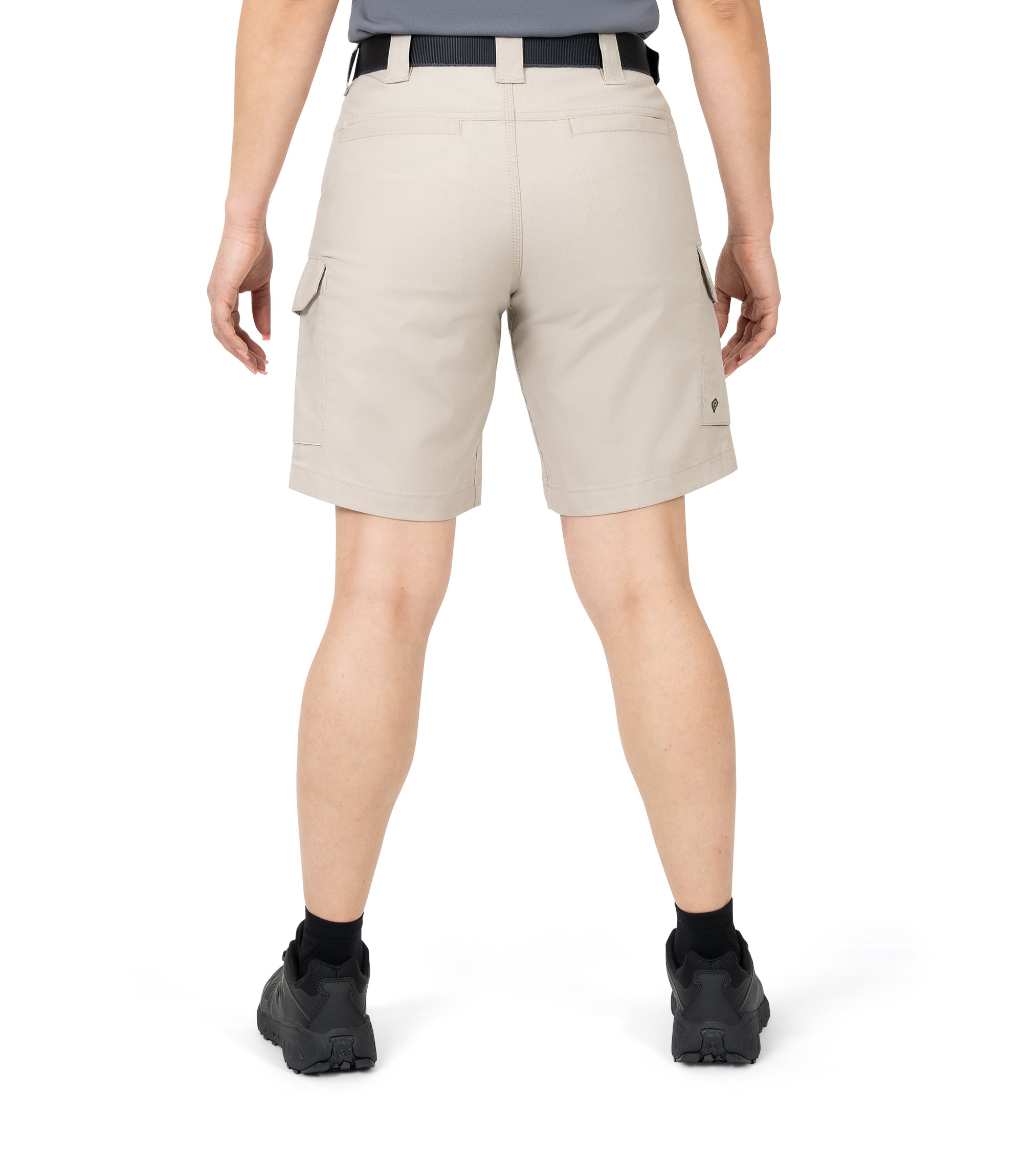 Back view of Women's V2 Short in Khaki|color_khaki
