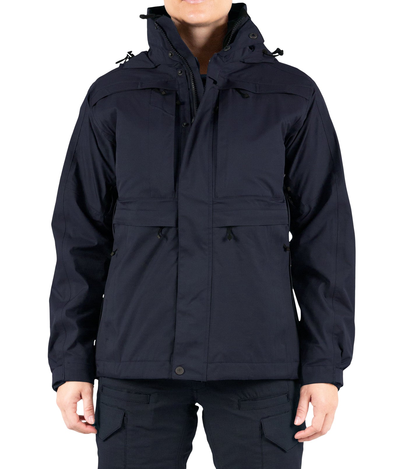 Front of Women’s Tactix System Parka in Midnight Navy