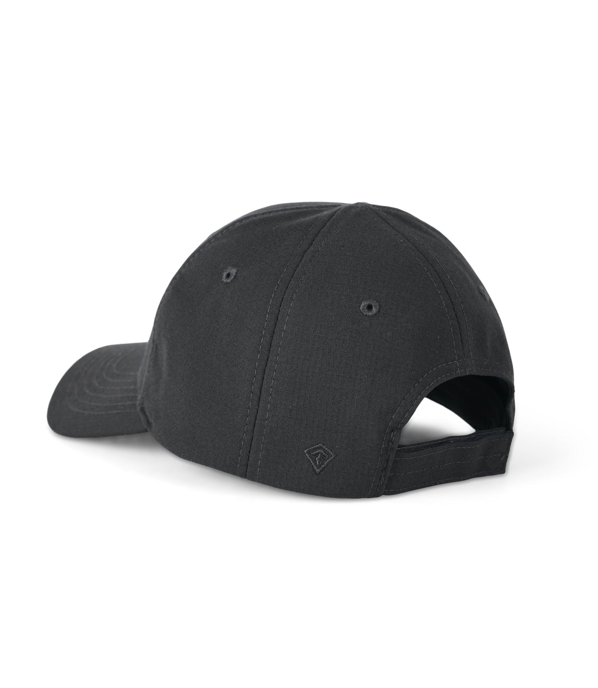 Left Side Back View of A2 Uniform Hat in Black |color_black