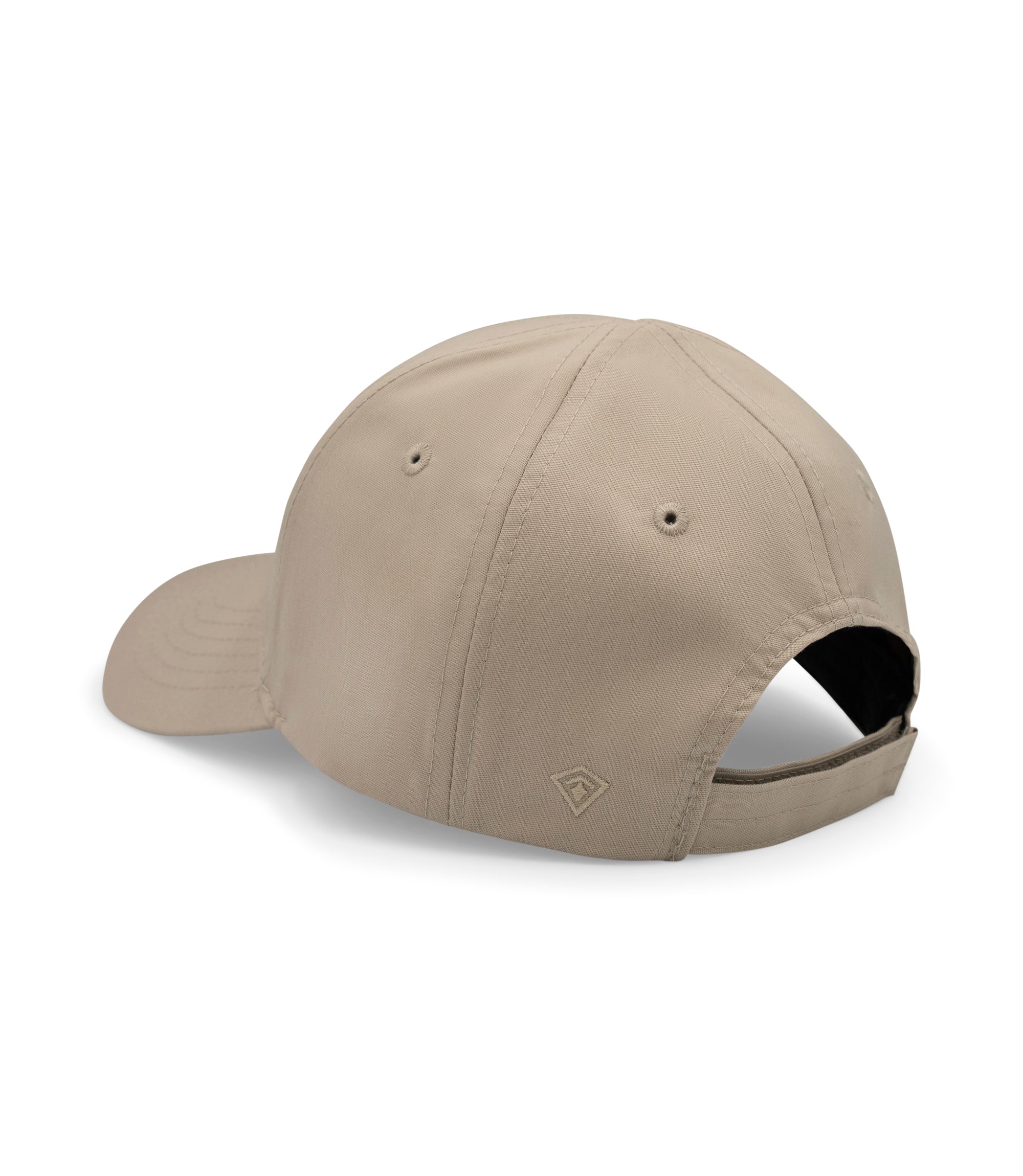Left Side Back View of A2 Uniform Hat in khaki |color_khaki