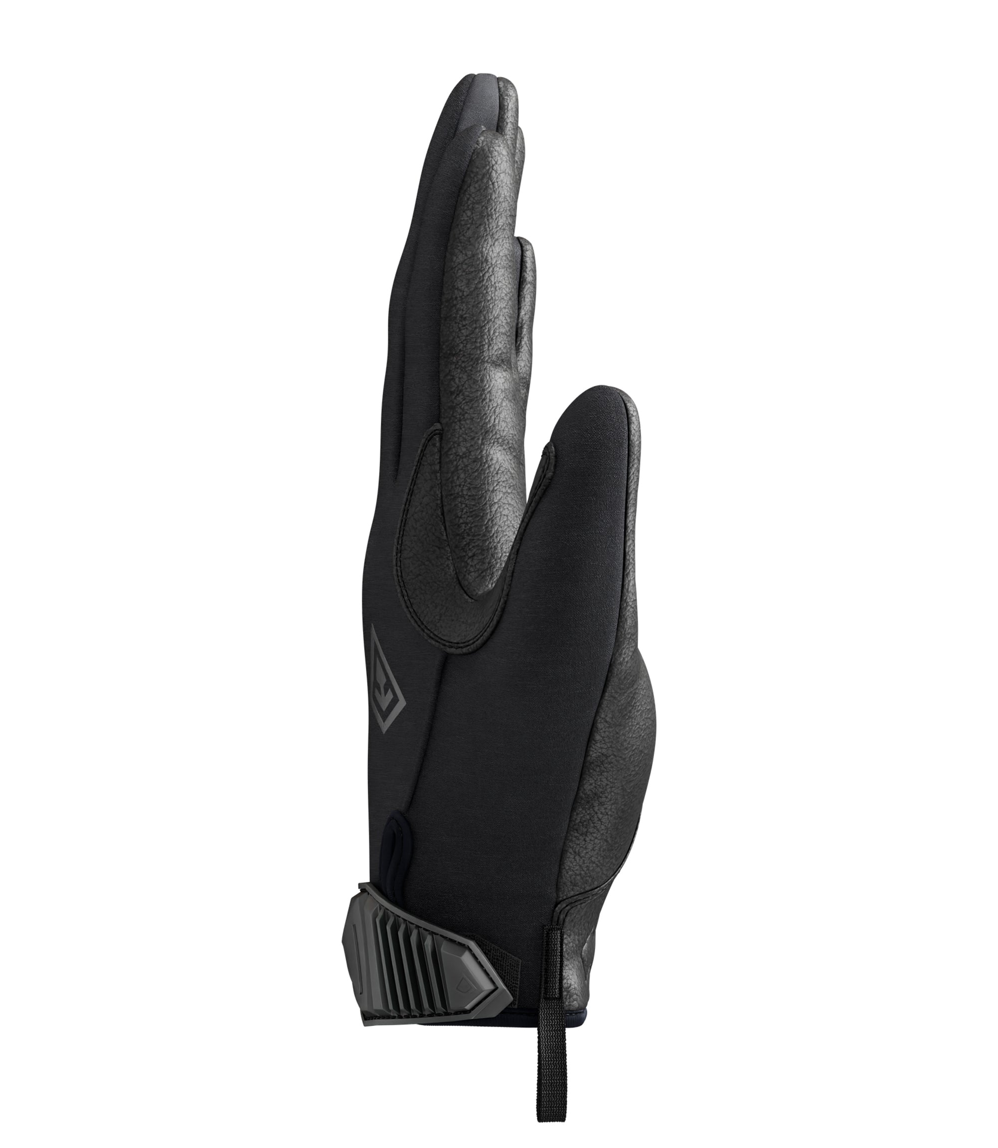 Side thumb view of Men's Lightweight Patrol Glove in Black |color_black