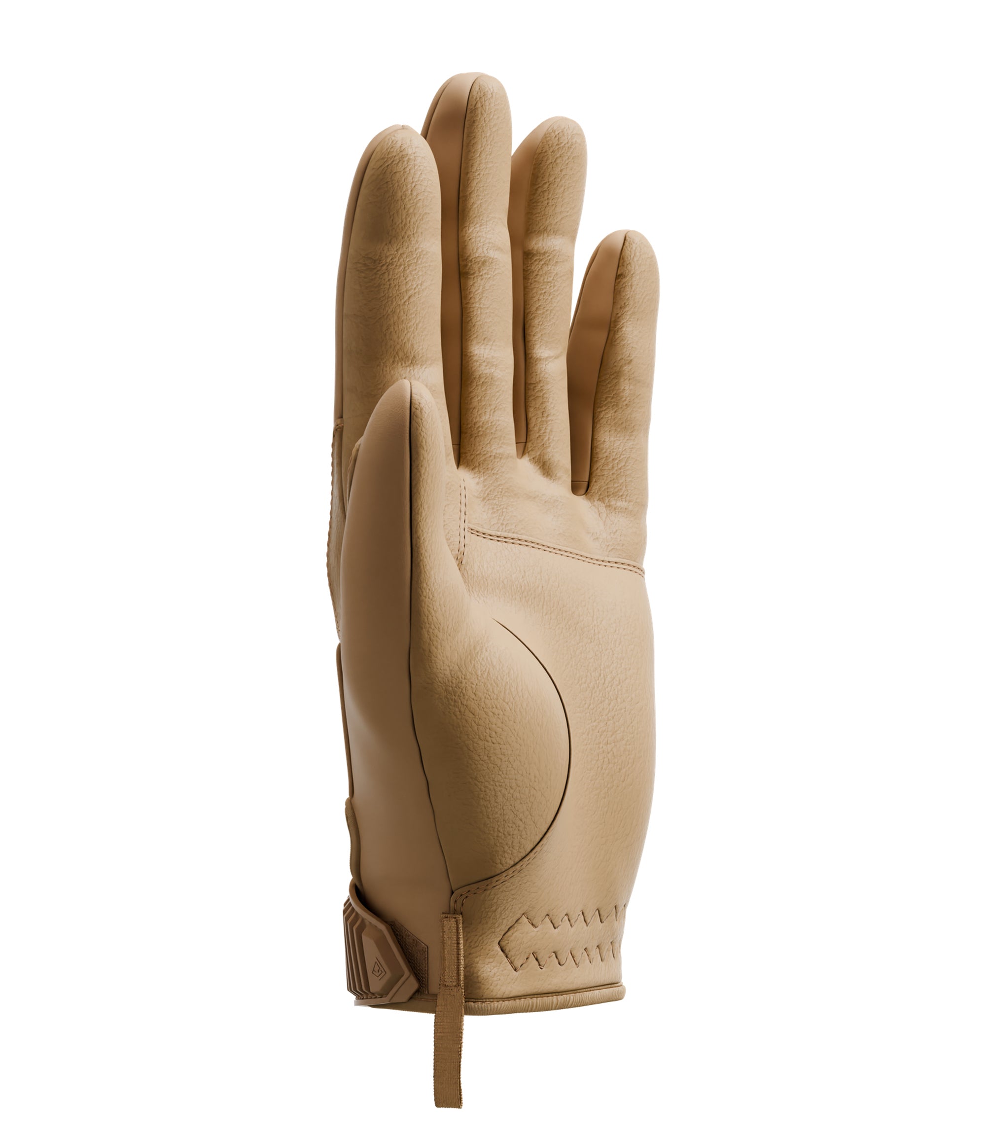Side thumb bottom angle view of Men's Lightweight Patrol Glove in Coyote |color_coyote