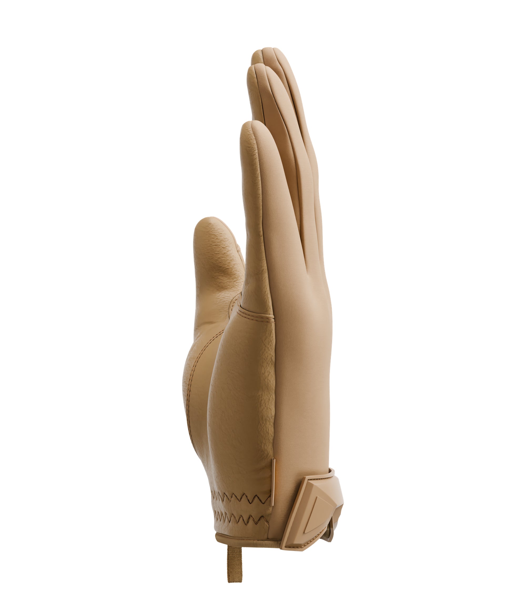 Side pinky view of Men's Lightweight Patrol Glove in Coyote |color_coyote