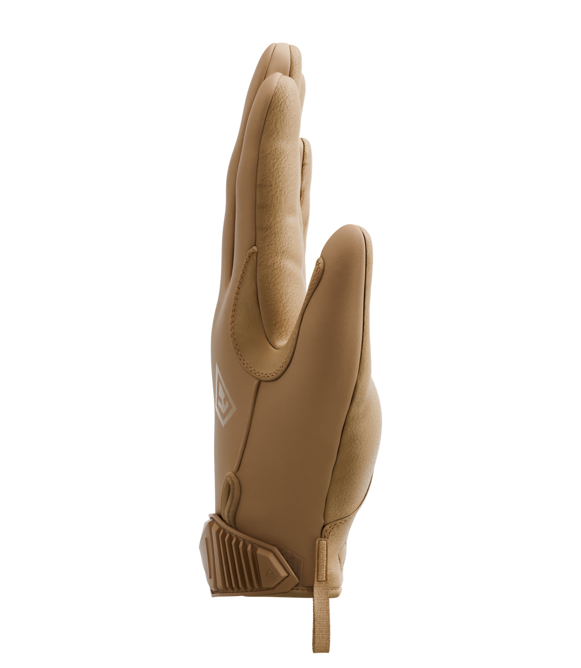 Side thumb view of Men's Lightweight Patrol Glove in Coyote |color_coyote