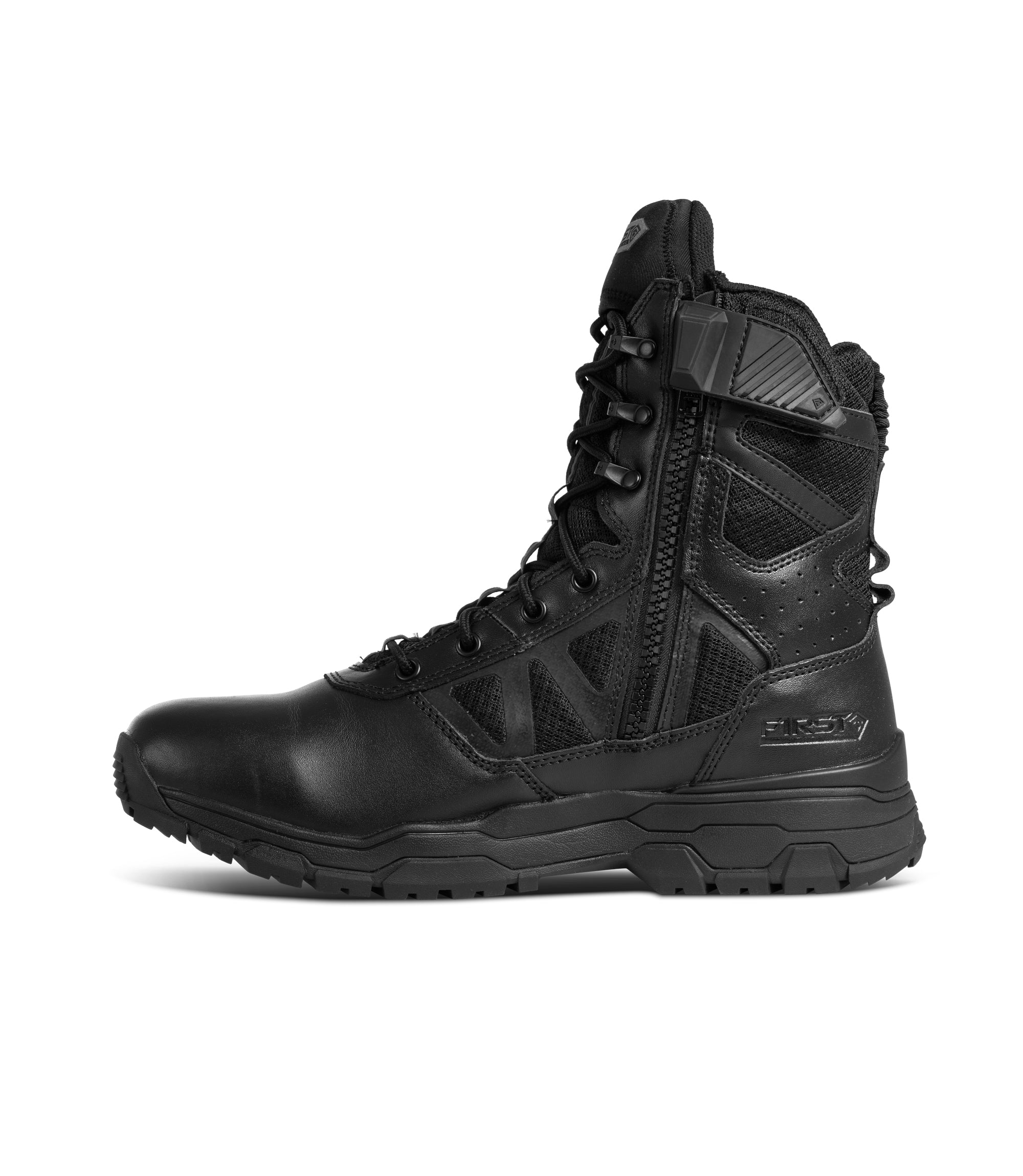 Left side view of Men's Urban Operator Side-Zip Boot in color black|color_black