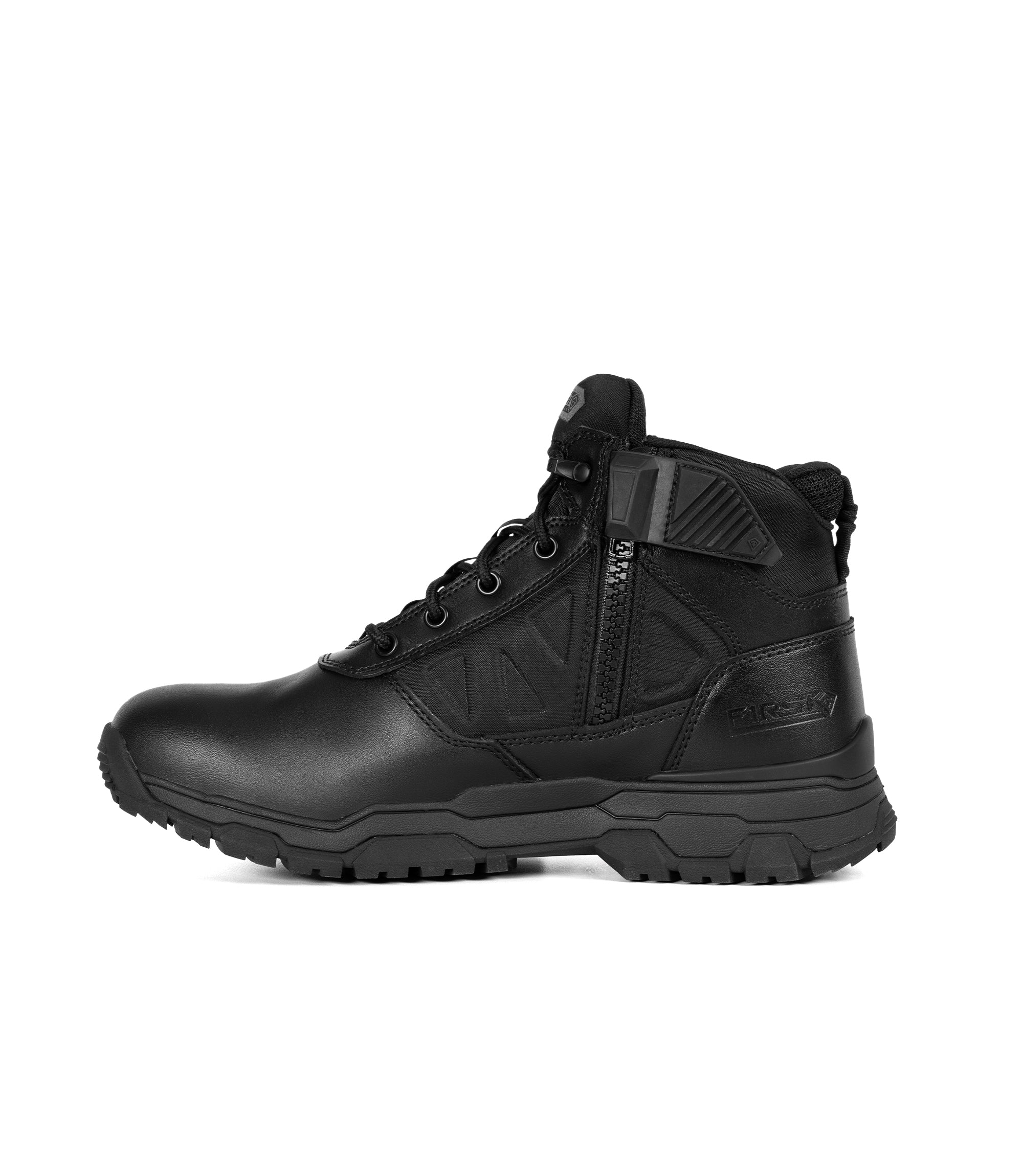 Left Side of Men's 5" Urban Operator H₂O Side-Zip Mid in color black|color_black