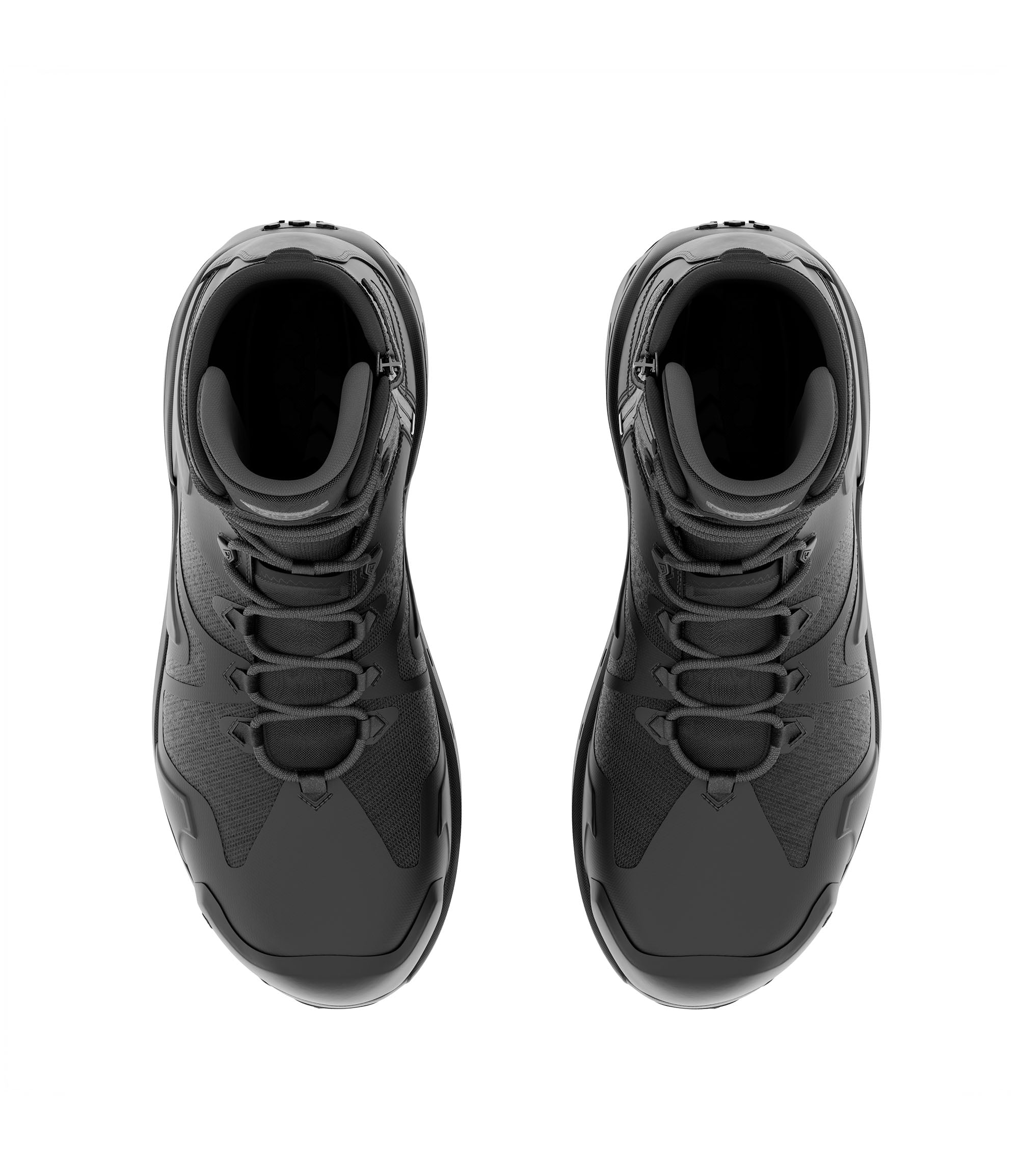 Top view photo of Men's 8" AERO-TAC™ Safety Toe Side-Zip Boot in black|color_black