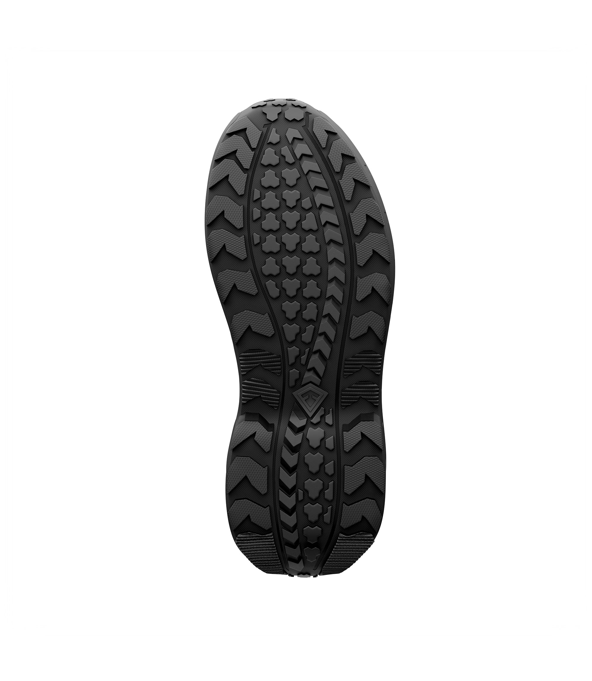 Bottom sole photo of Men's 8" AERO-TAC™ H₂O Side-Zip Boot in black|color_black