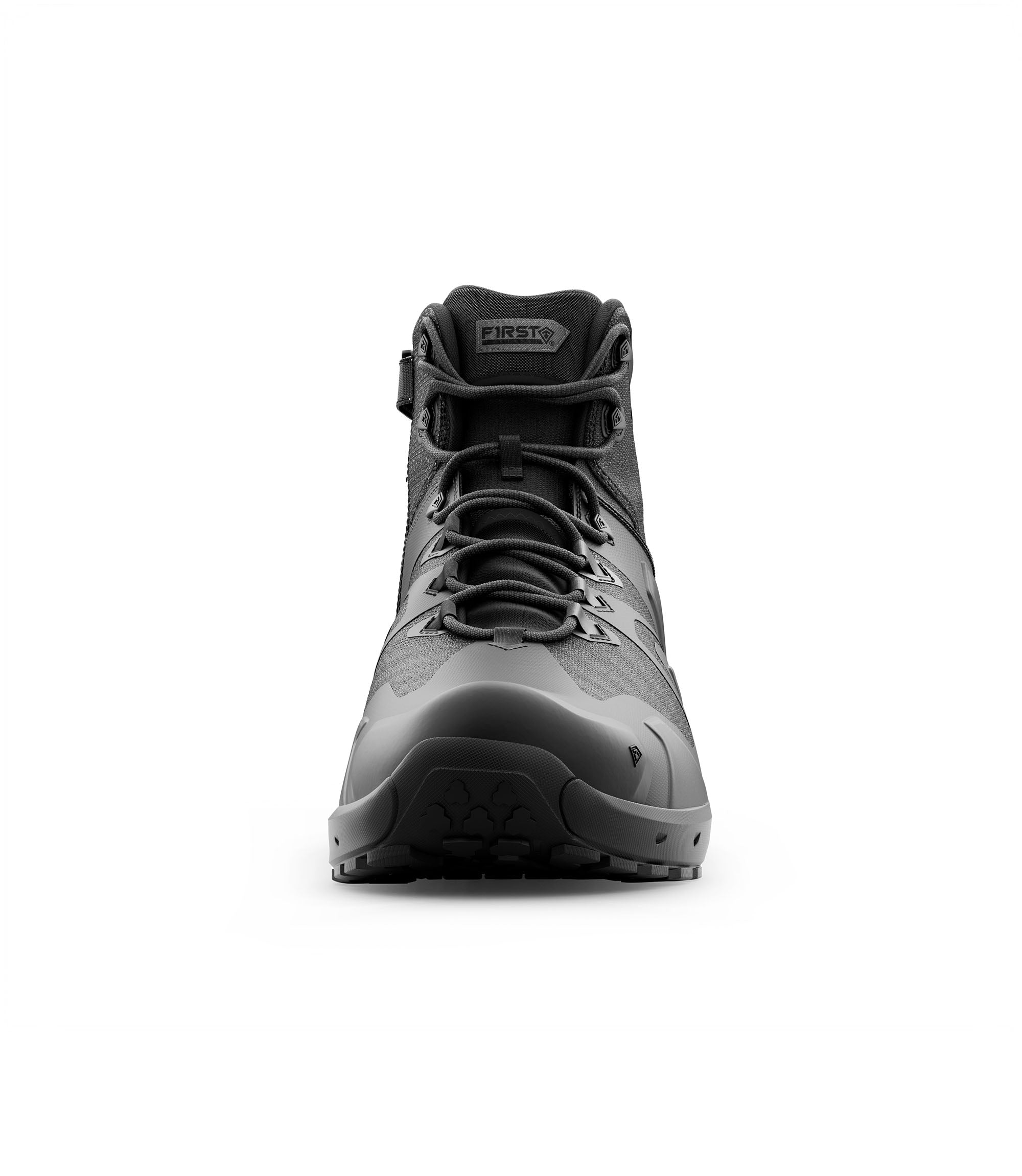 Front view photo of Men's 5“ AERO-TAC™ Side-Zip Mid in black|color_black