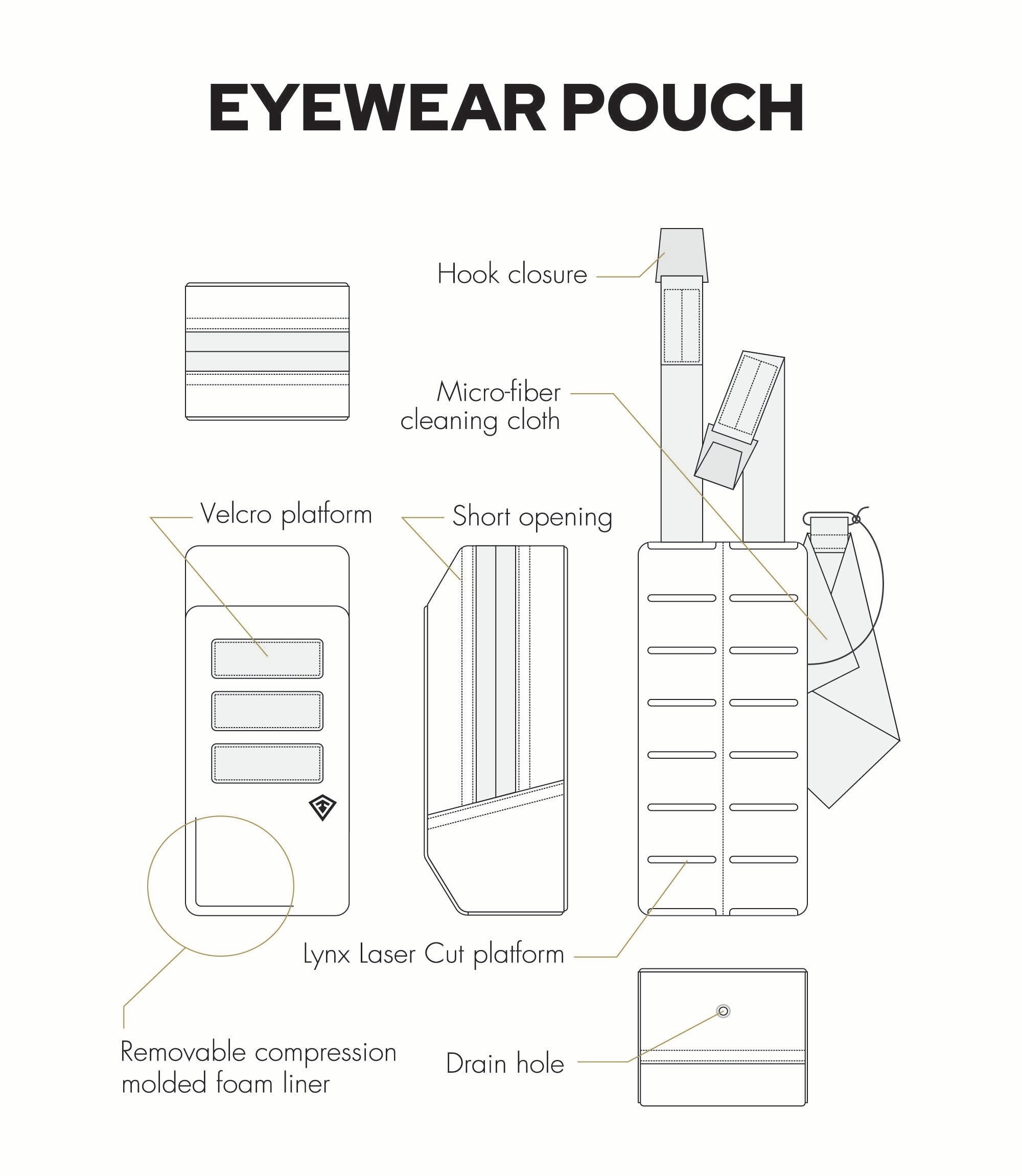 Tactix Series Eyewear Pouch