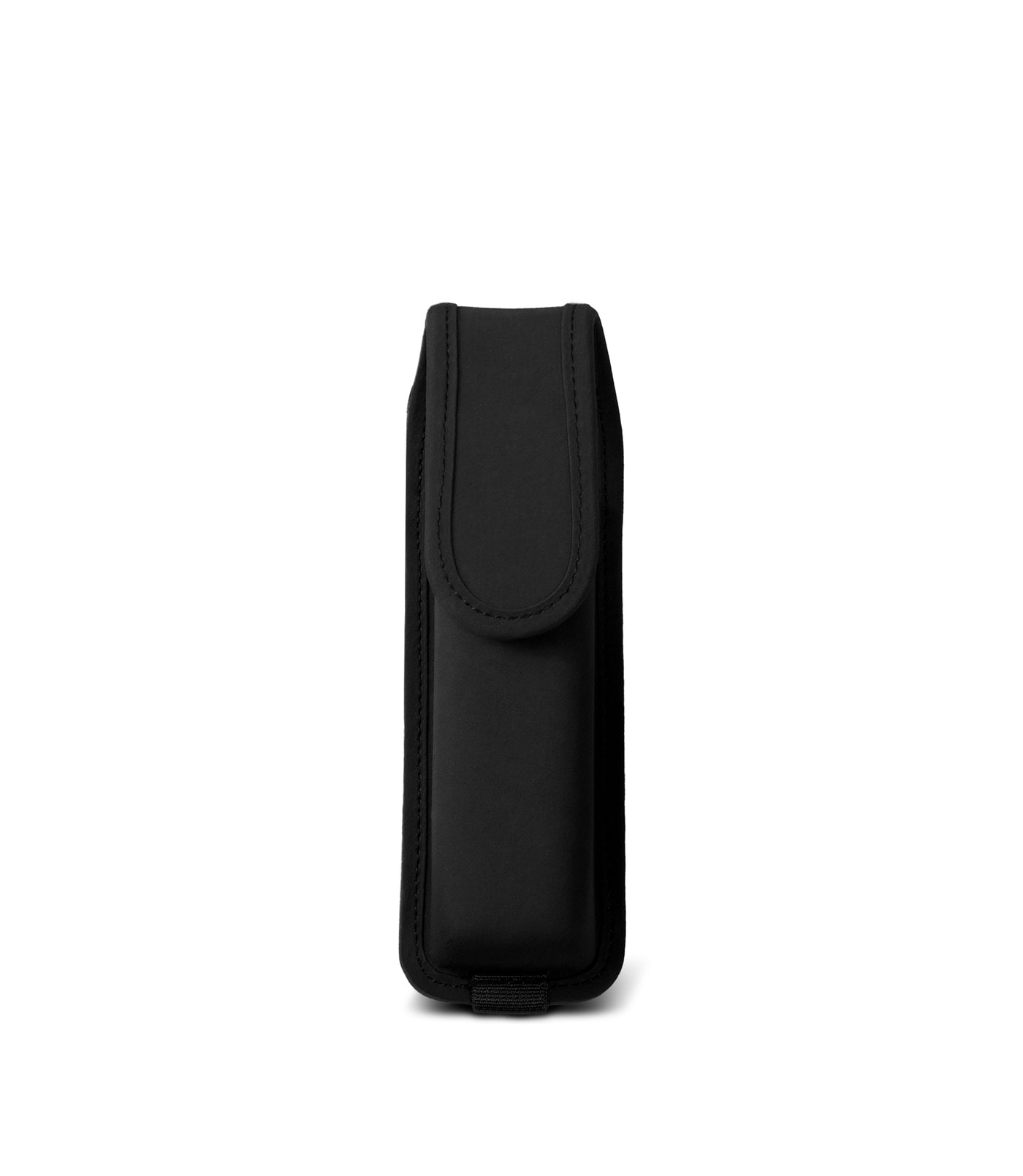 Front view photo of Pro Duty Flashlight case in the color black